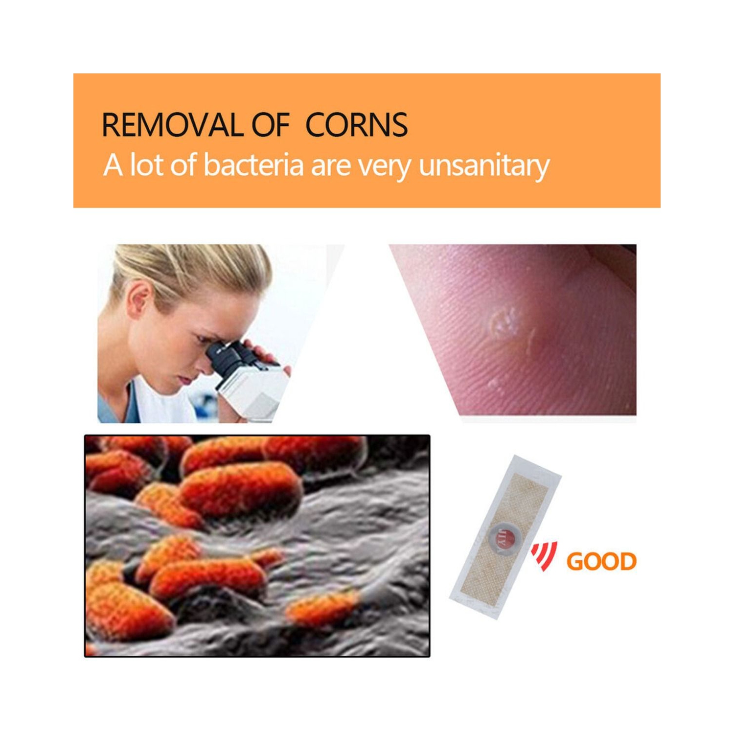 6Pcs Corn Remover Pads With tool