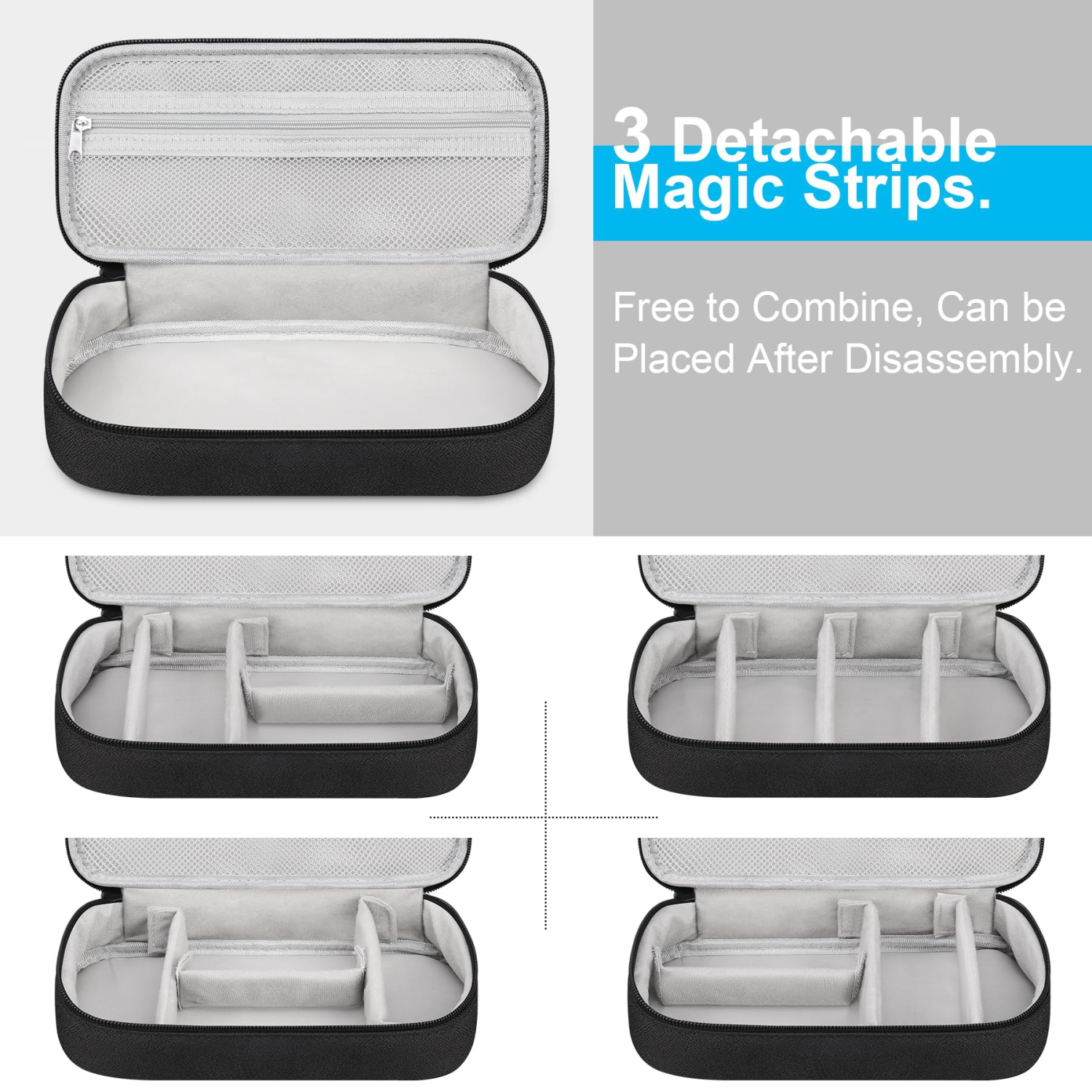 Electronic Organizer Travel Cable Organizer Bag Pouch Tech Electronic Accessories Carry Case Portable Double Layers Charger Case for