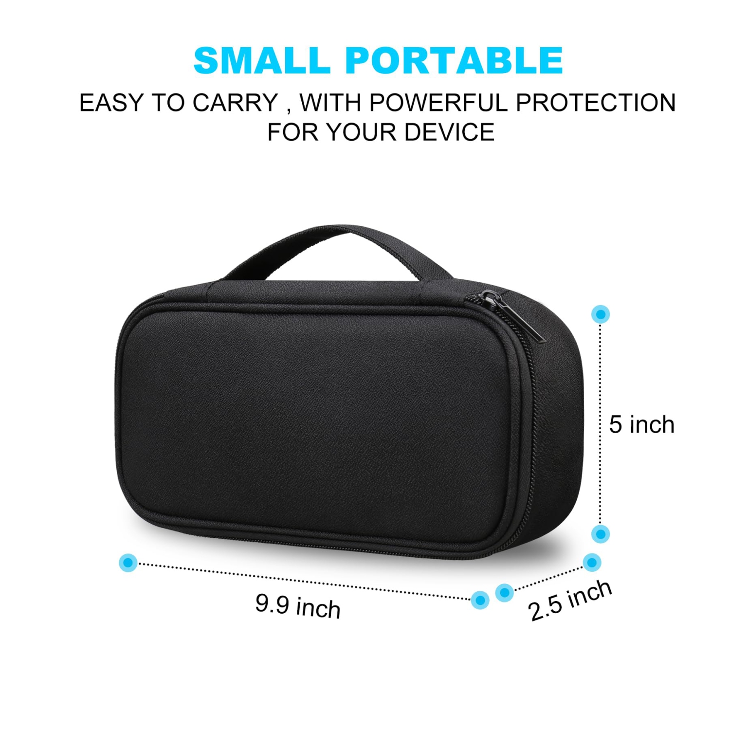 Electronic Organizer Travel Cable Organizer Bag Pouch Tech Electronic Accessories Carry Case Portable Double Layers Charger Case for