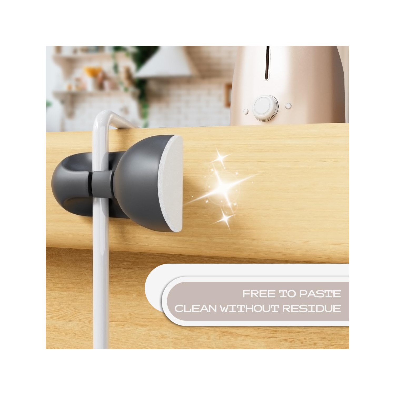 Pince de rangement de câble USB; Support de cordon; Support de cordon auto-adhésif; système d'organisation des câbles