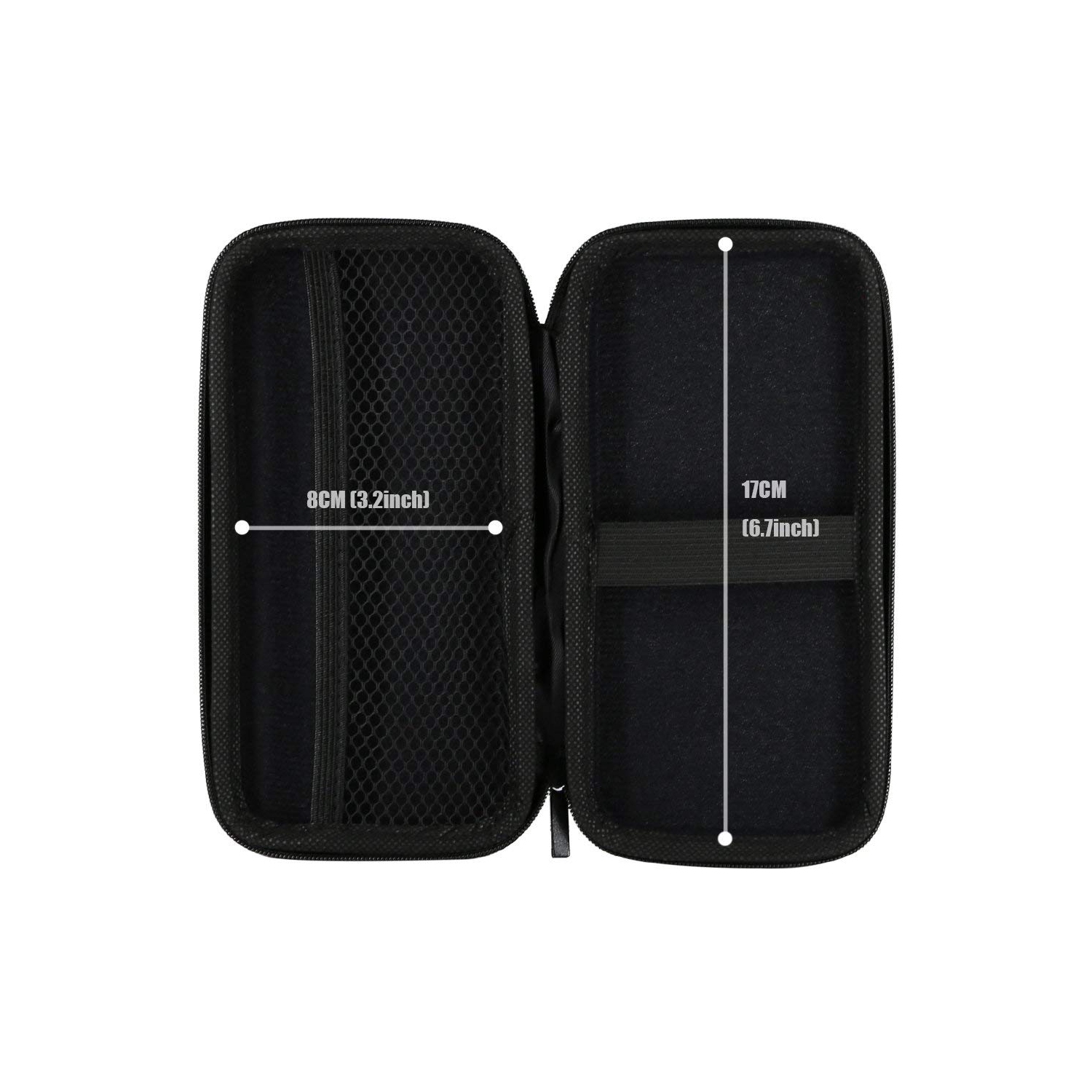 Universal Pouch Travel Power Bank Carrying Case Hard Shockproof Protective EVA Cover Battery Pack USB Cable Organizer Earbuds Sleeve Electronics Bag