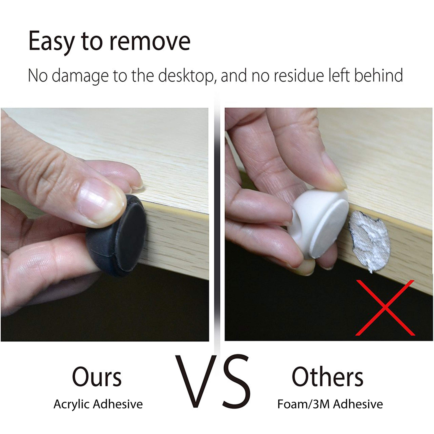 Paquet de 12 pinces de câble longue durée, support de cordon et cache-câble de bureau, organisateur de câble de chargement et système de gestion pour