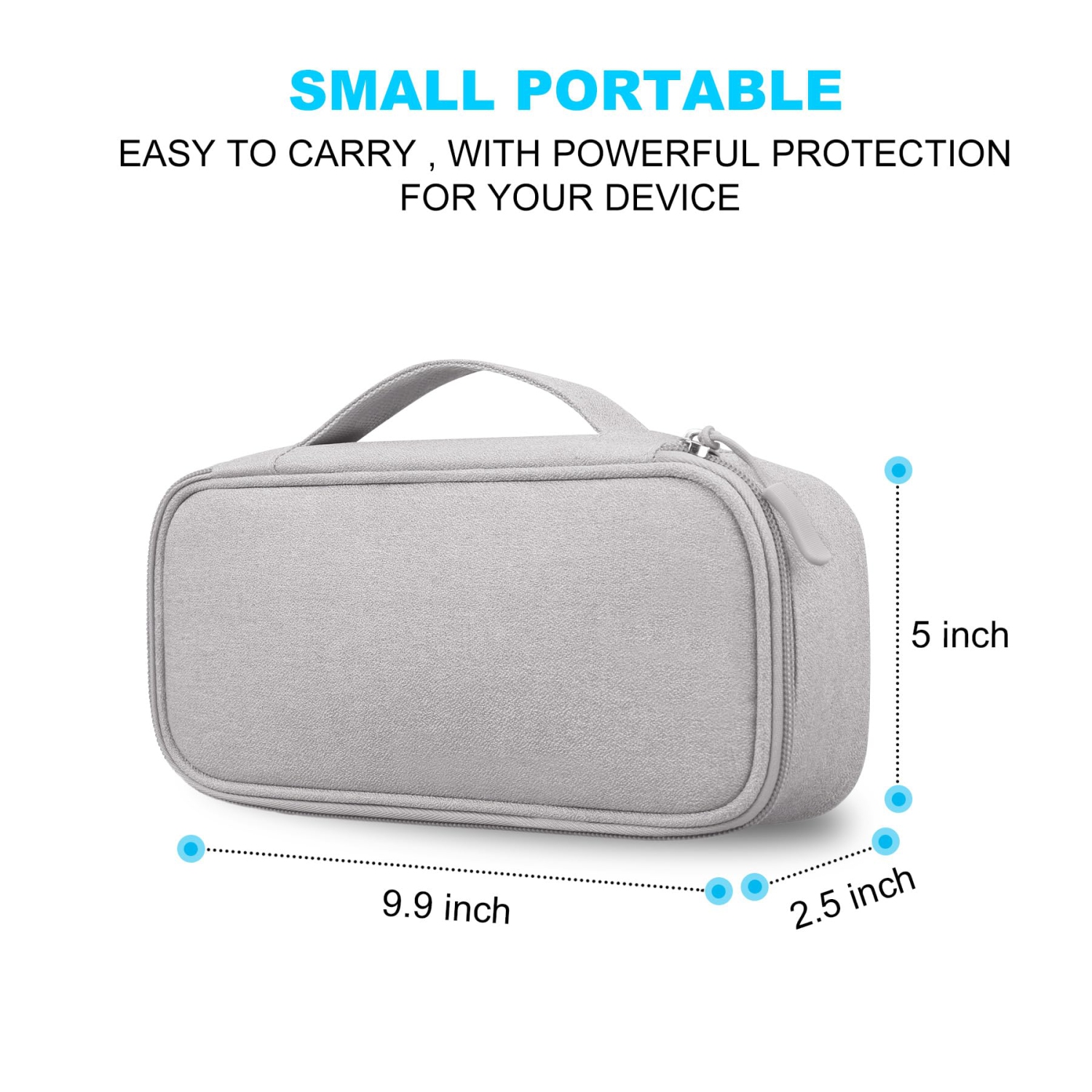 Electronic Organizer Travel Cable Organizer Bag Pouch Tech Electronic Accessories Carry Case Portable Double Layers Charger Case for