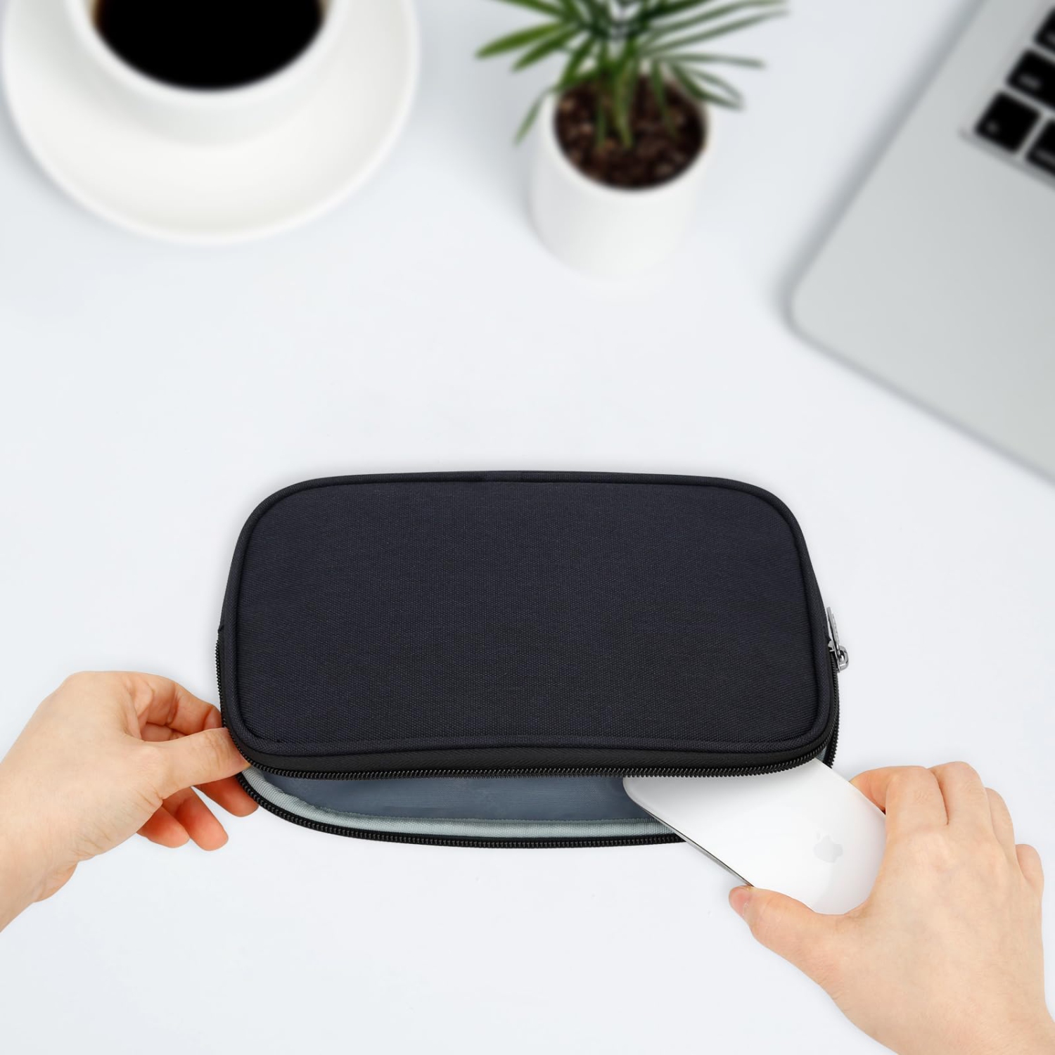 Travel Case Organizer for Small Electronics and Accessories,Tech Bag,Essentials for Mouse,Cord,Charger,Phone,Earphone,Power