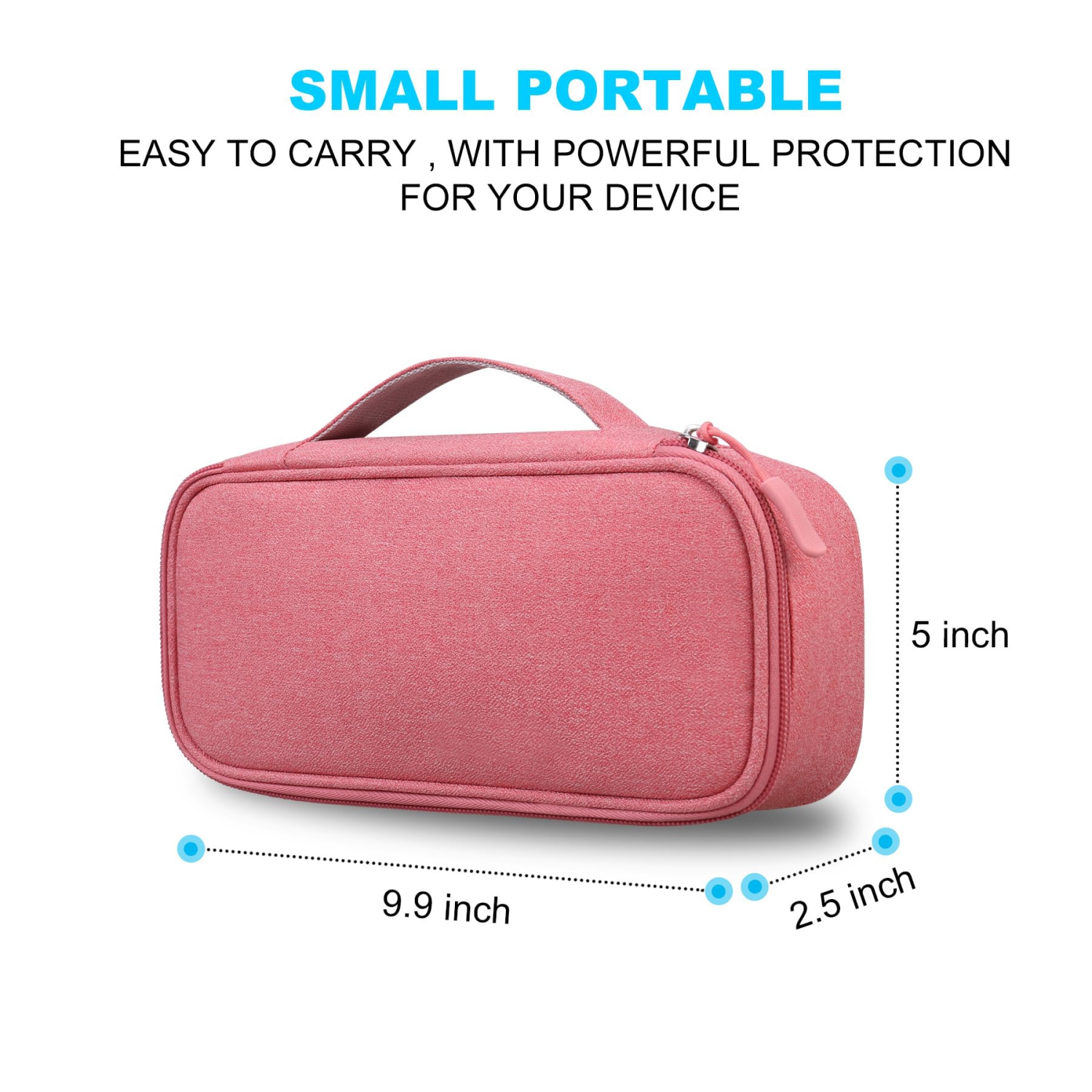 Electronic Organizer Travel Cable Organizer Bag Pouch Tech Electronic Accessories Carry Case Portable Double Layers Charger Case for