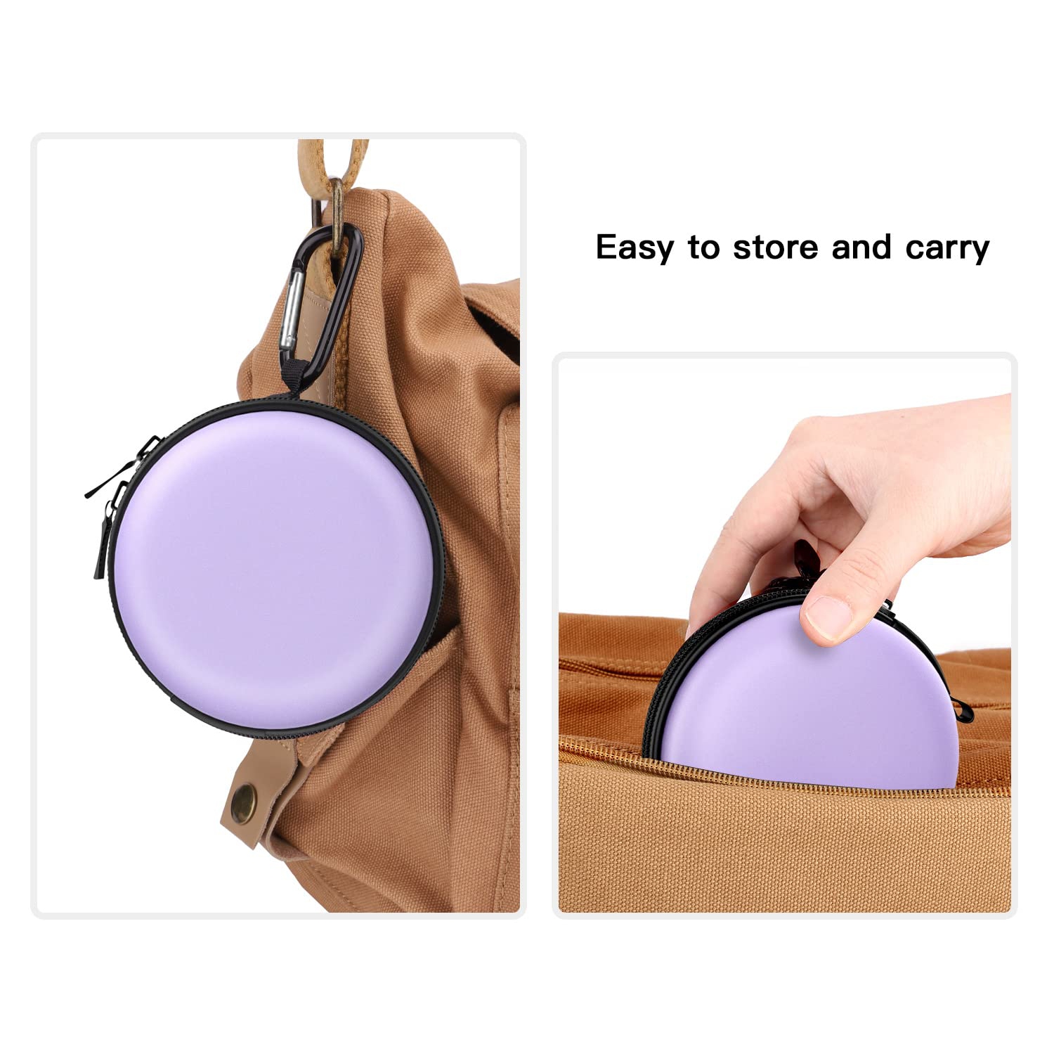 Travel Case Compatible with Apple Watch Series 9/8/7/6/5/4/3/2/1/SE,Portable Protective Travel Storage Bag Fit iWatch Stand and Airpods 2 & 1