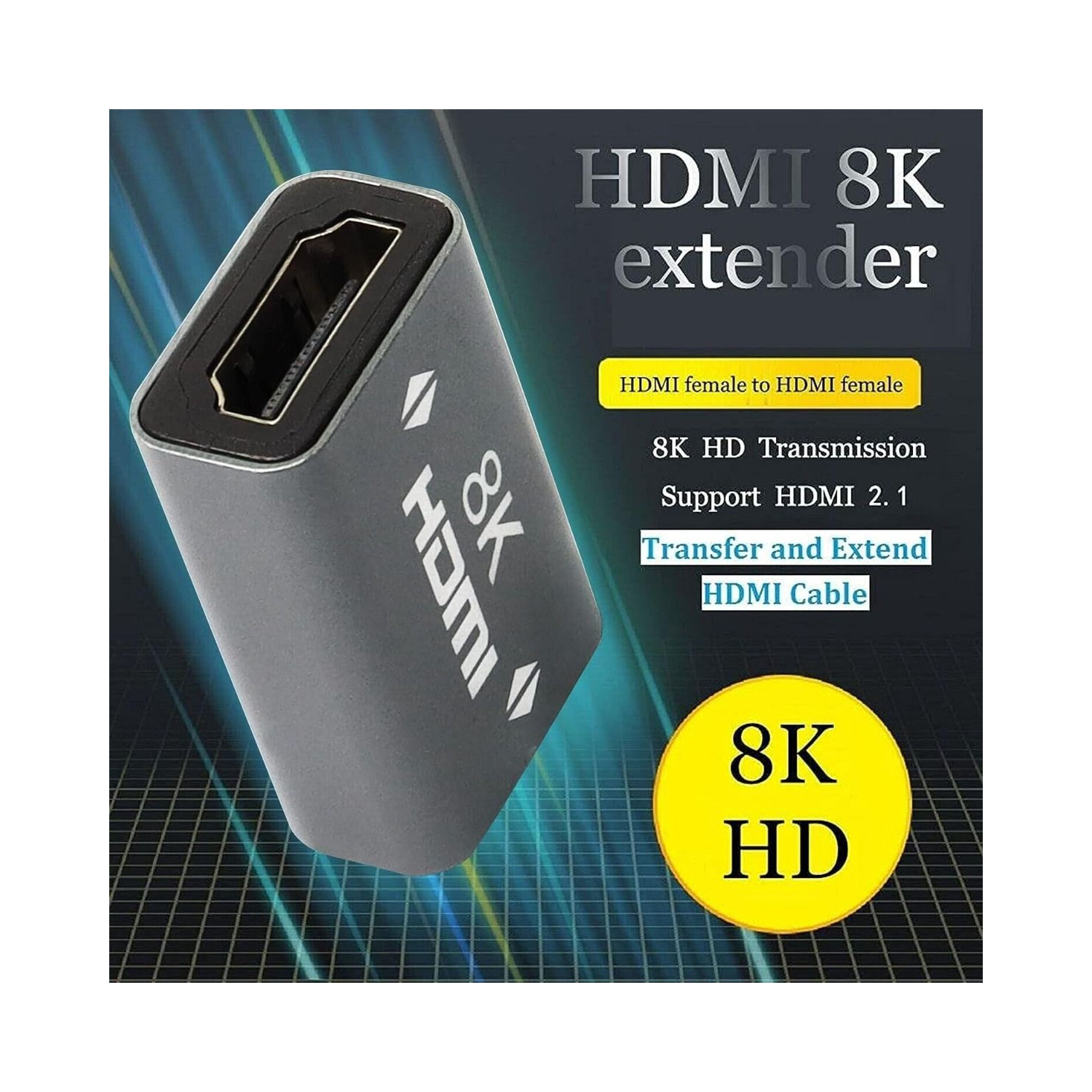 HDMI Connector 8K, Female To Female