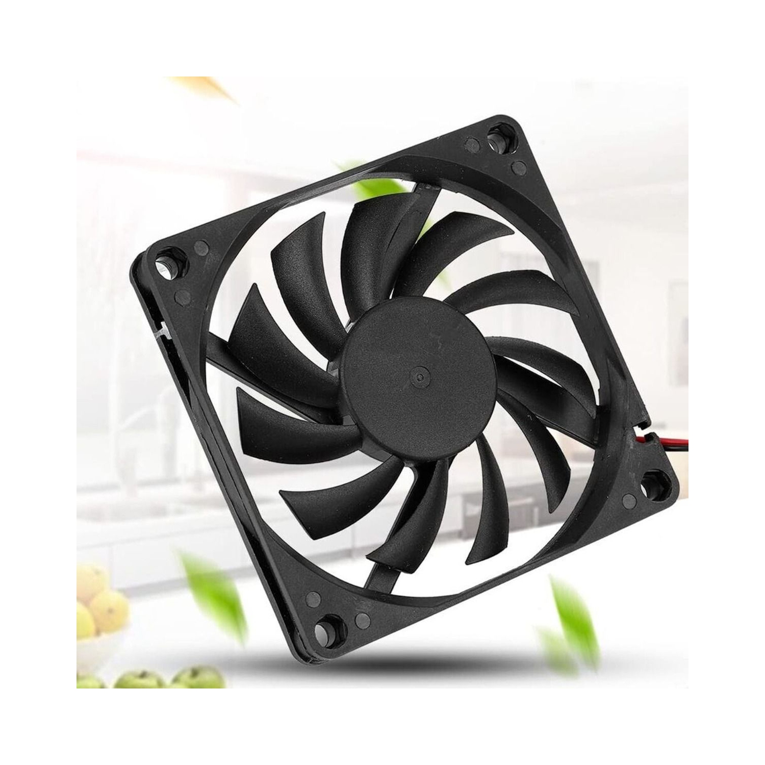 Coolling Fan 5V 80mmx80mmx25mm, Slim Frame Design, Great for Tight Spaces , Convenient 2 Pin Power Connector - Coolling Fan