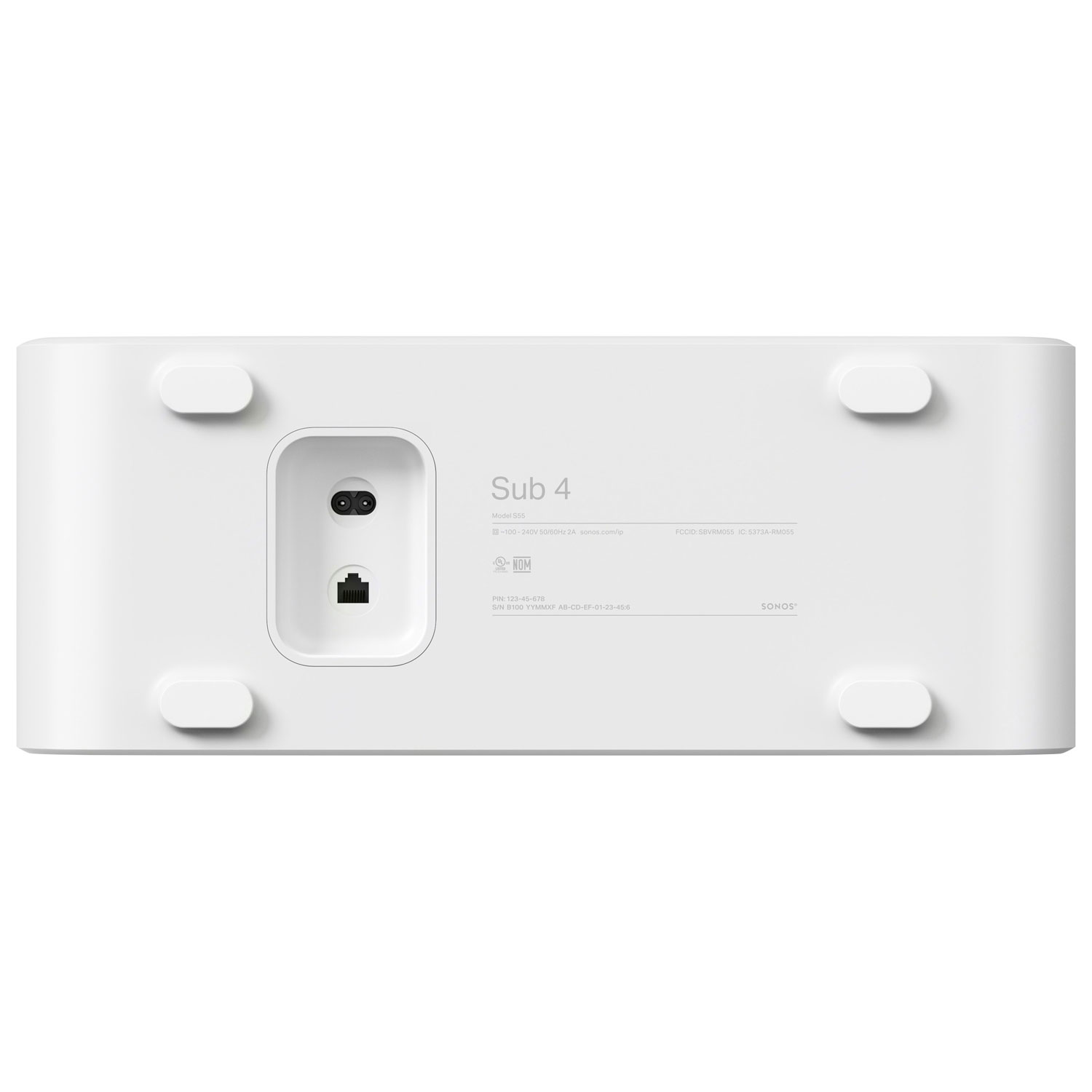 Sonos Sub 4 Wireless Subwoofer - White | Best Buy Canada