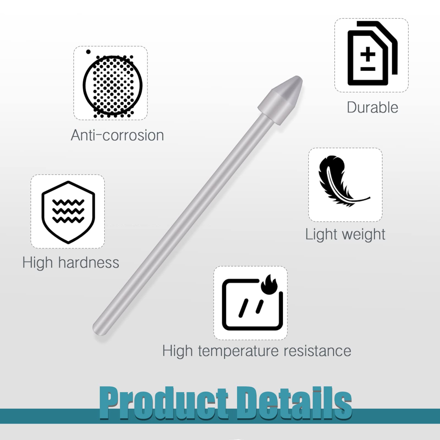 30 PC embouts de stylet embouts de rechange seulement recharge de pointes de rechange compatible avec marqueur de stylet remarquable 1/remarquable