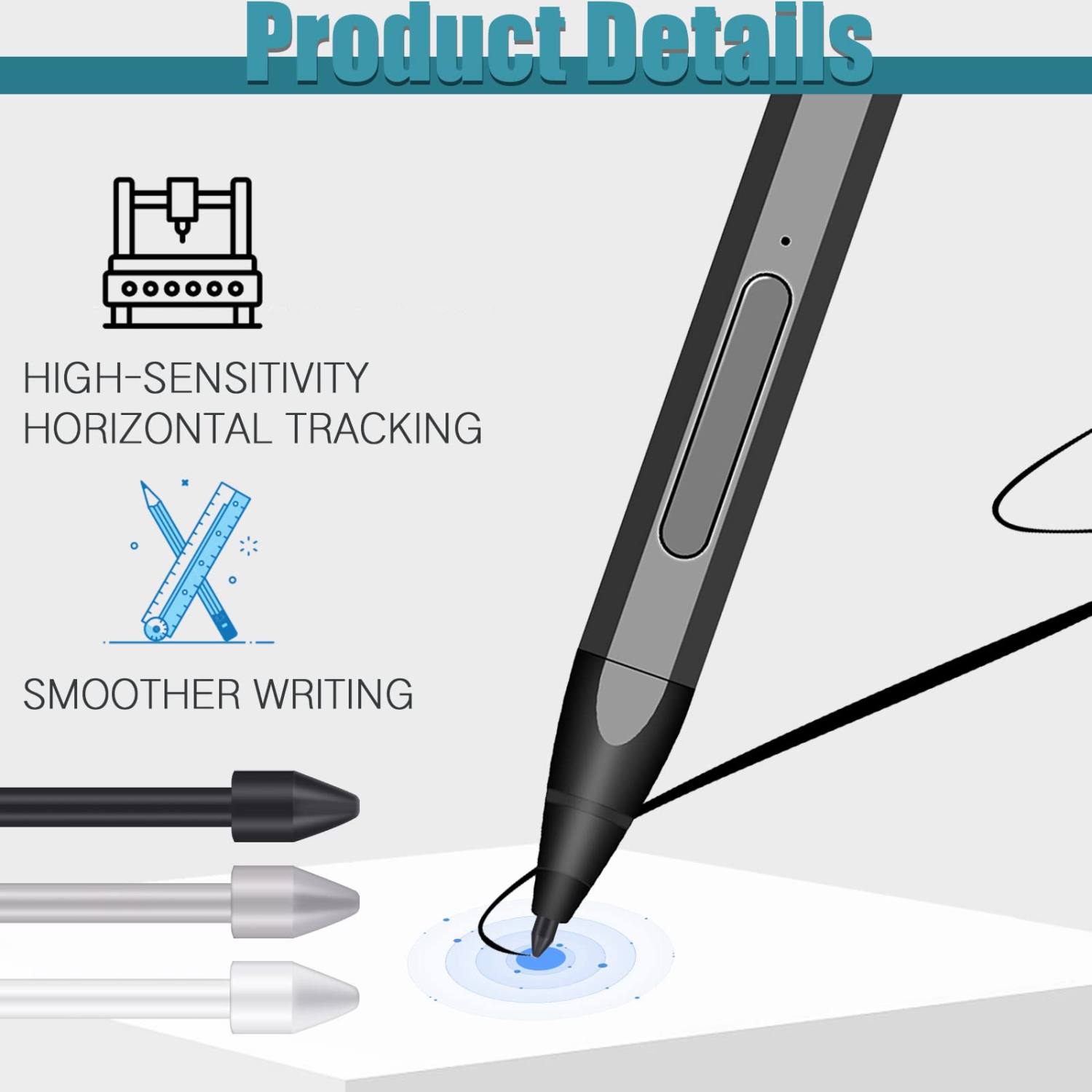 30 PC embouts de stylet embouts de rechange seulement recharge de pointes de rechange compatible avec marqueur de stylet remarquable 1/remarquable