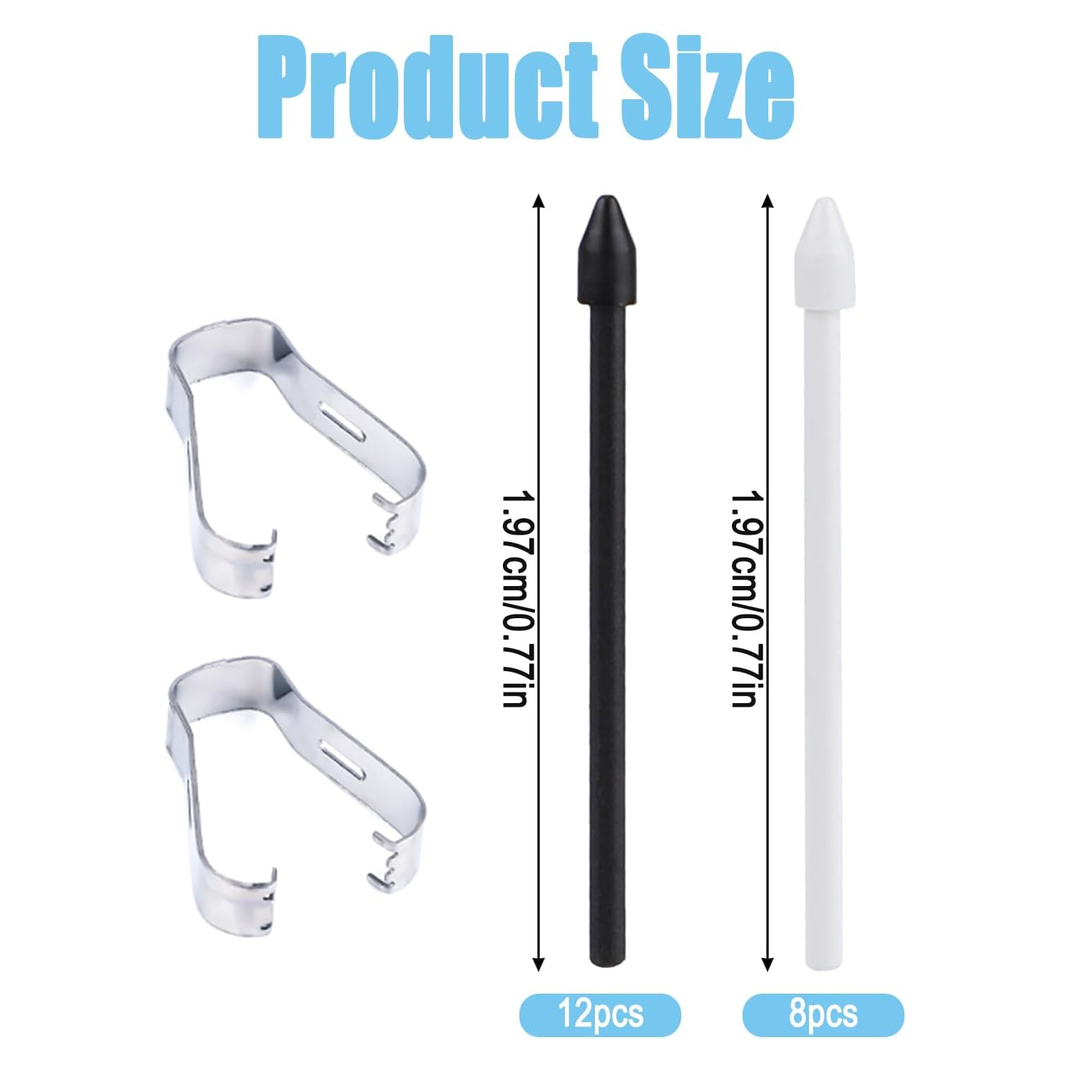 20 pointes de stylet de remplacement pour stylet S Pen de Samsung, ensemble de pointes de stylet pour Galaxy Tab S6 Lite/S7 FE/S8+/S8 Ultra/S9/S9+/S9