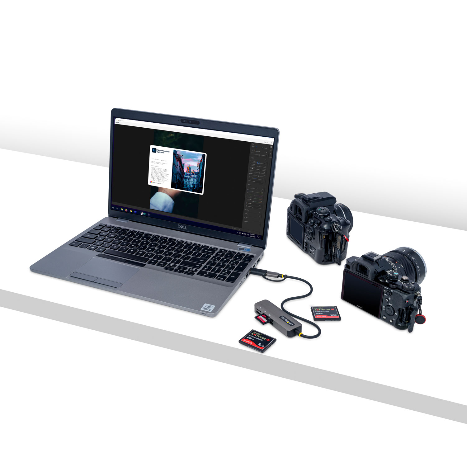 Lecteur de carte mémoire multimédia USB 3.0 de StarTech - Noir