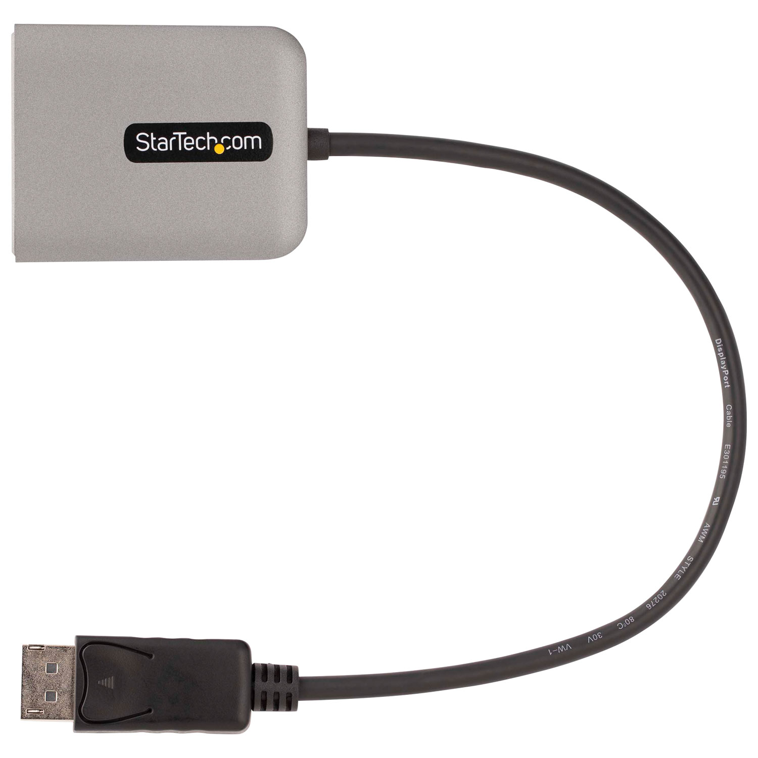 StarTech DisplayPort to Dual-Monitor DisplayPort 1.4 Splitter - Space Grey