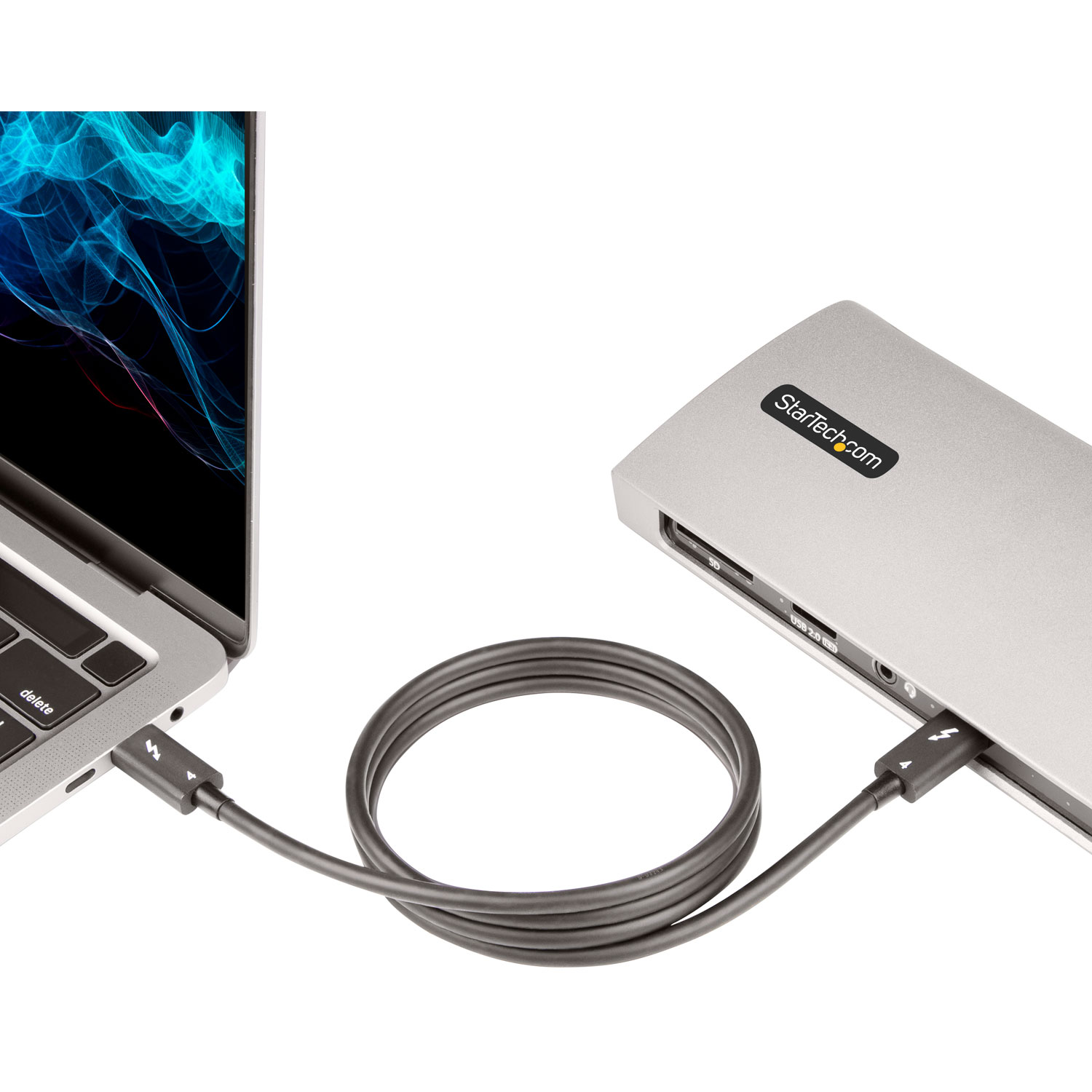 StarTech 1m USB-C/USB-C ThunderBolt 4.0 Cable (TBLT4MM1M) - Black