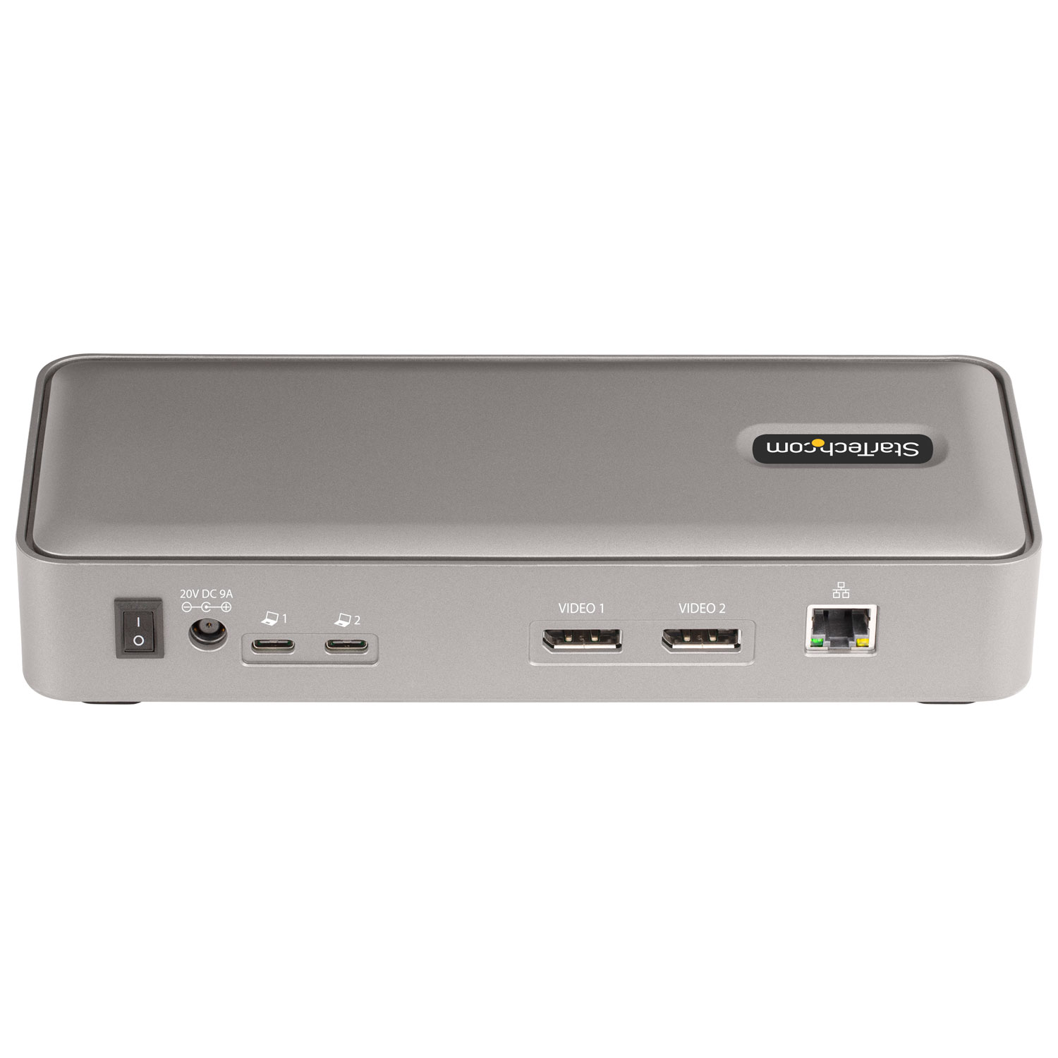 StarTech Dual-Laptop USB-C KVM Docking Station - Space Grey