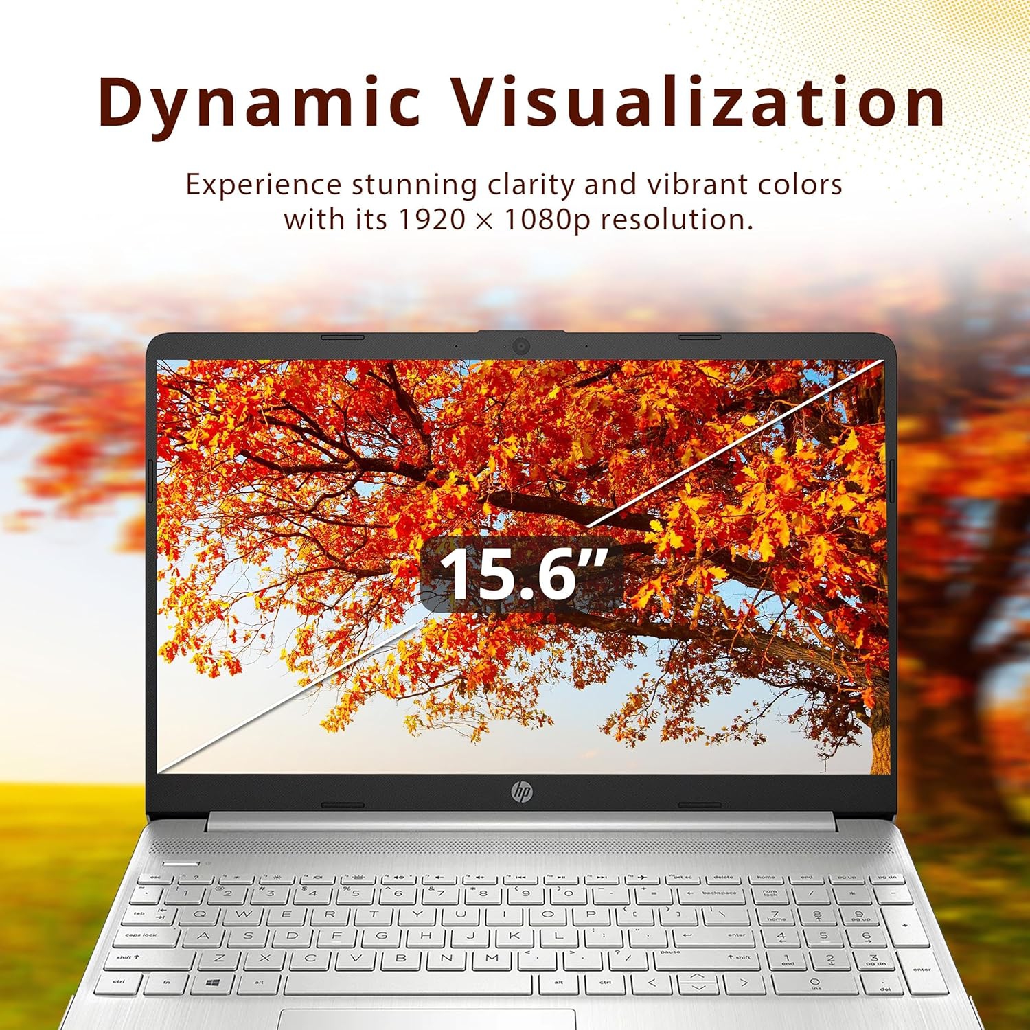 HP 15.6" FHD Laptop, Intel Core i3-1215U Processor, 1TB PCIe SSD, 16GB RAM,Intel HD Graphics, 720p HD camera, Bluetooth, HDMI, Wi‑Fi, Win 11, Silver,