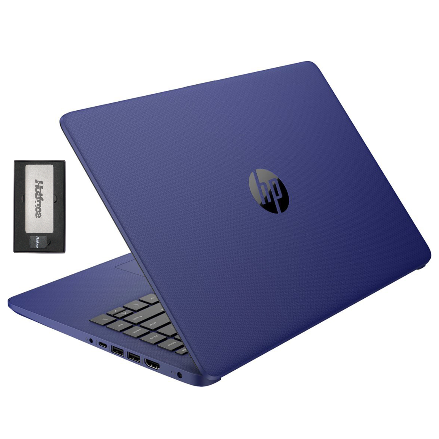 HP Premium Stream 14" HD BrightView Laptop, Intel Celeron N4120, 64GB eMMC Storage, 16GB RAM, UHD Graphics, HD Webcam, 1 Year Office 365, Win 11s,