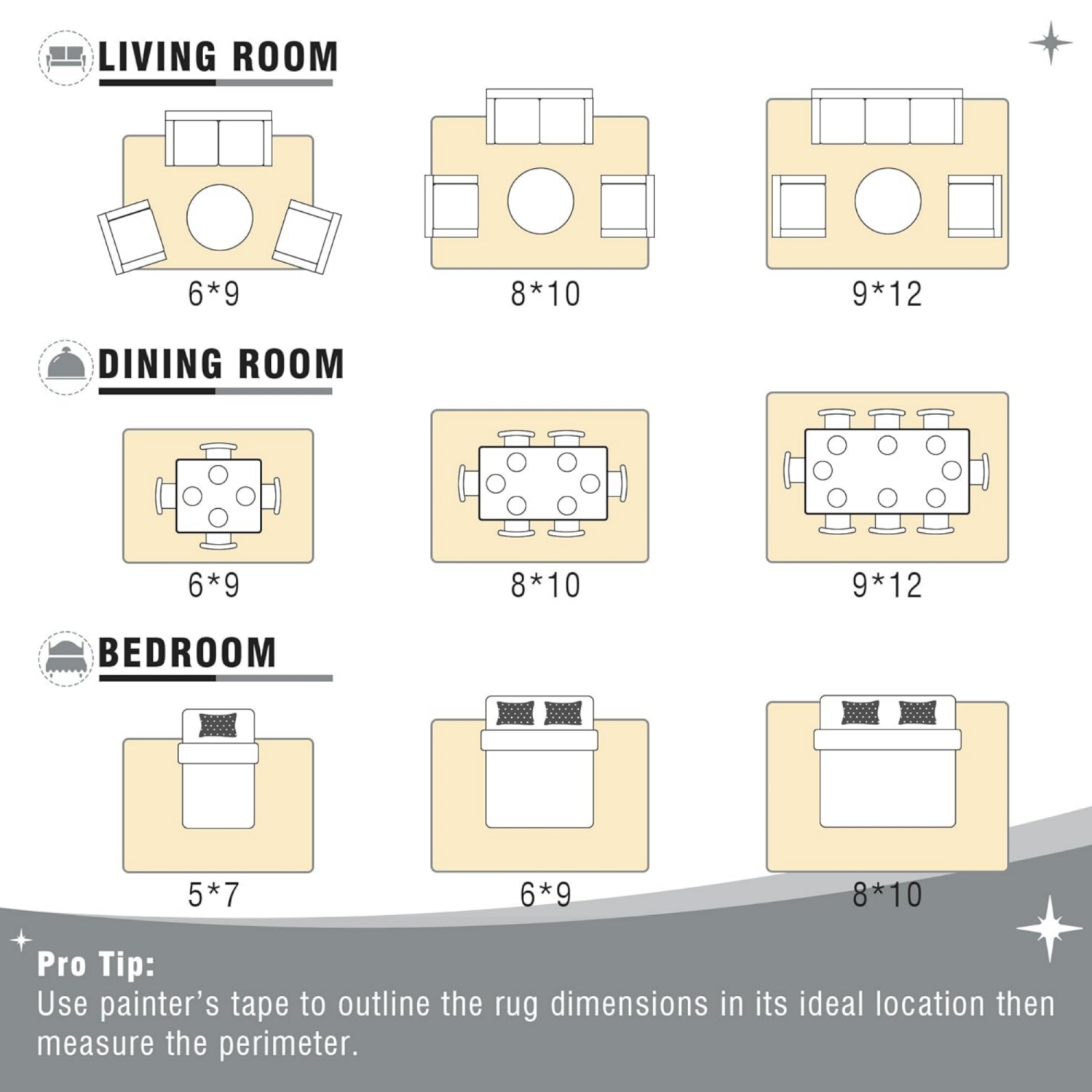 Modern Abstract Area Rug - 8' x 10' Area Rug Carpet, Non-Slip Non-Shedding Washable Rugs for Living Room and Bedroom, Grey