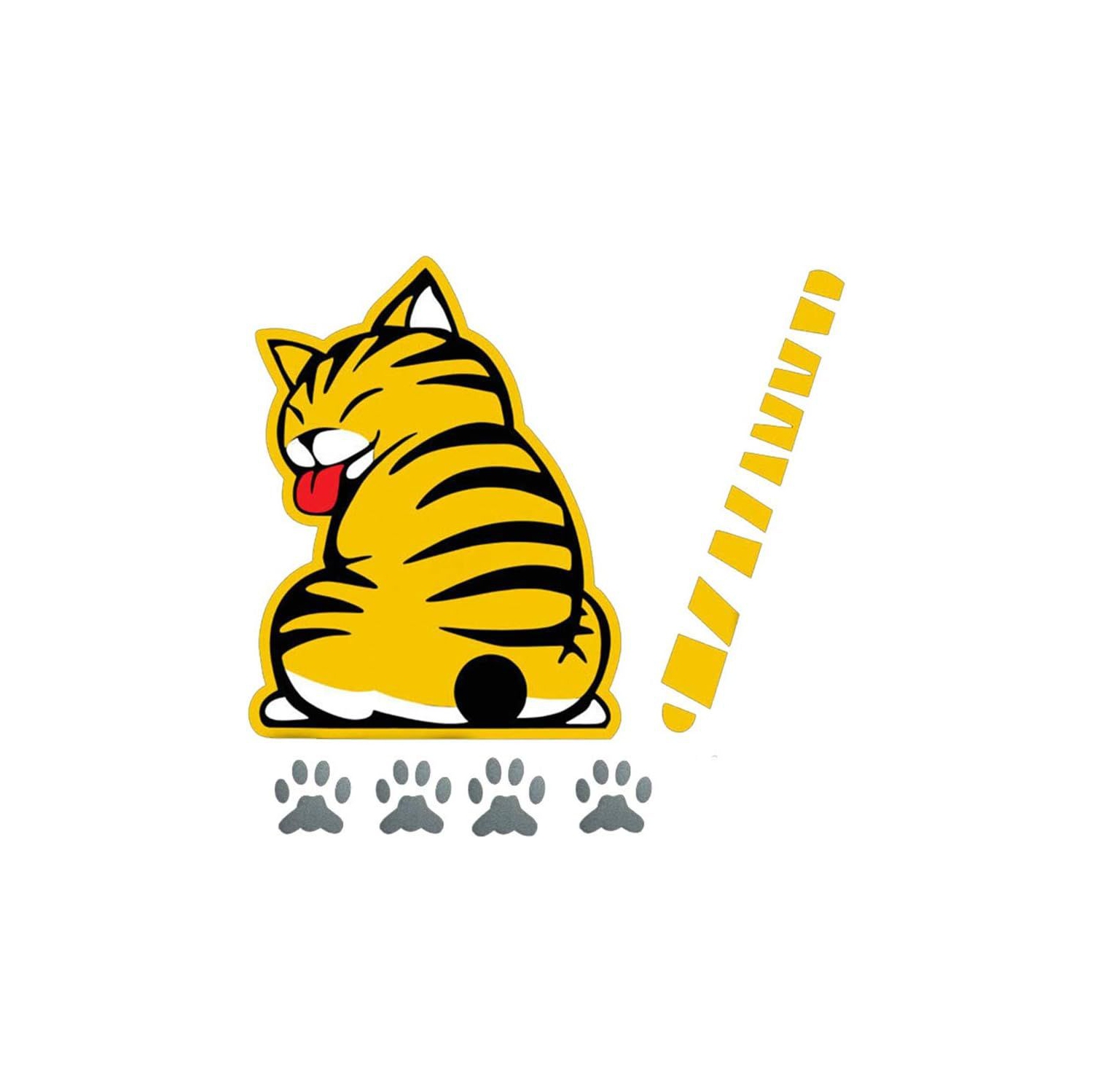 Realistic 3D Car Wiper Blade Decoration, Cat Picture