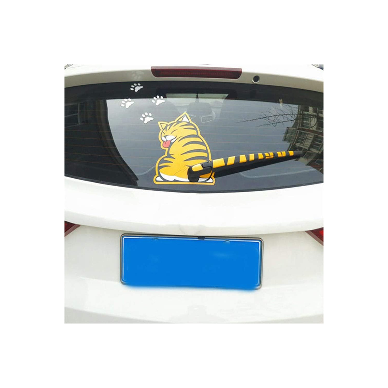 Realistic 3D Car Wiper Blade Decoration, Cat Picture