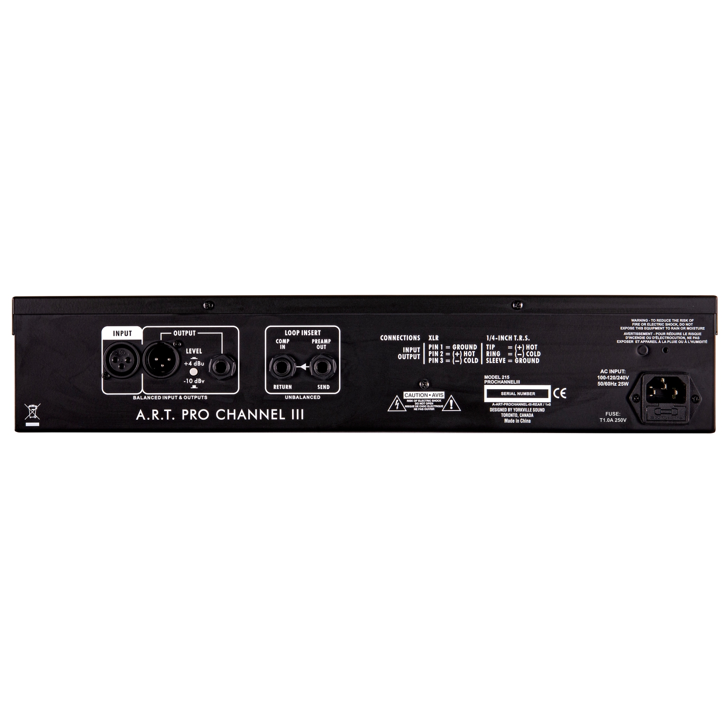 ART Pro Audio Pro Channel III Multivoice Channel Strip