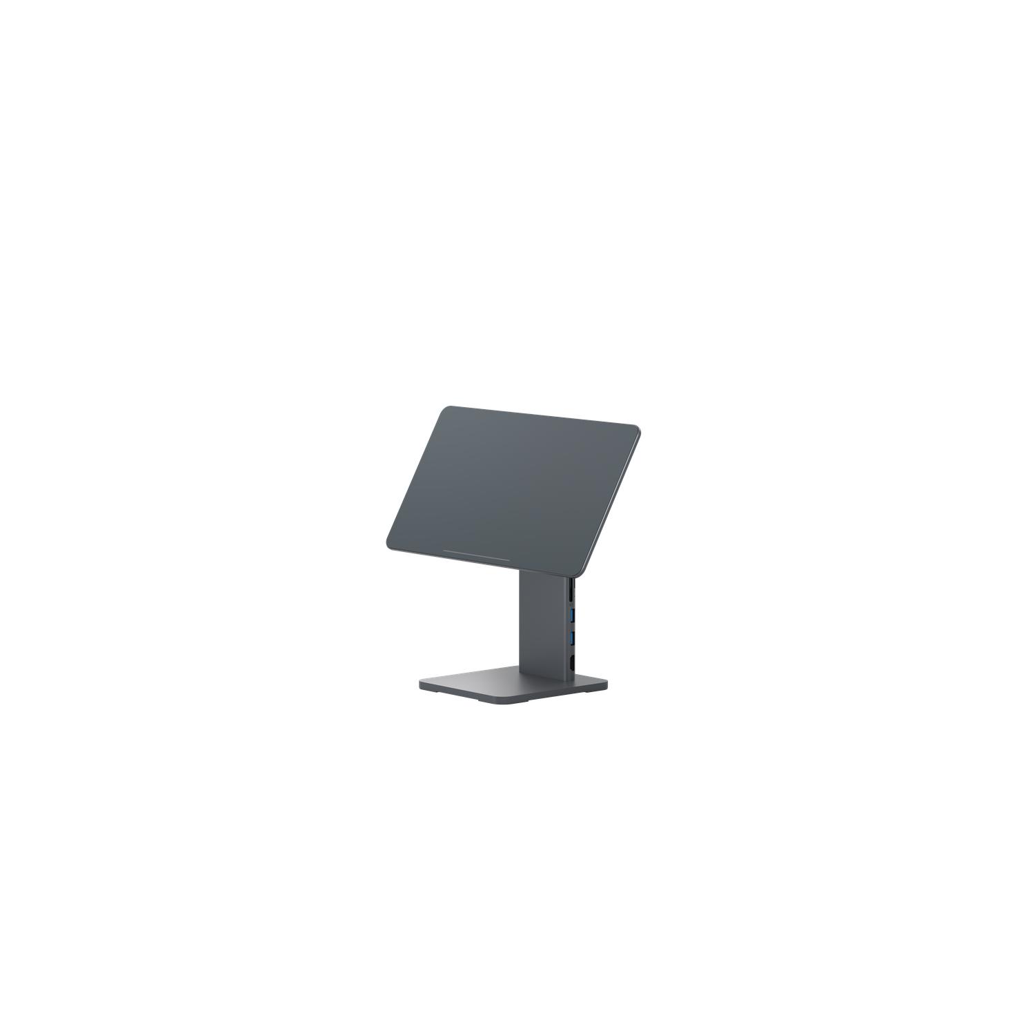 ADAM Elements Mag M Pro 11" 8 in 1 Aluminum HUB Stand for iPad Pro and Air 360 Rotating 180 Tilt USB-A 3.1 x2 USB-C PD@60W x1 HDMI 4K@60Hz microSD/SD