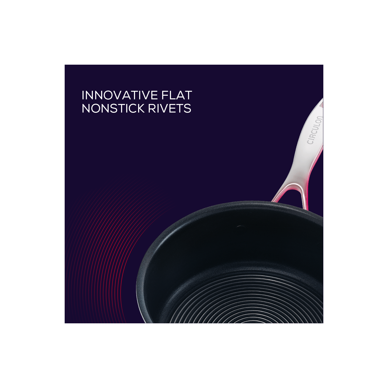 Circulon Clad Stainless Steel Saucepan with Glass Lid and Hybrid SteelShield and Nonstick Technology, 2-Quart, 1.9L, S..