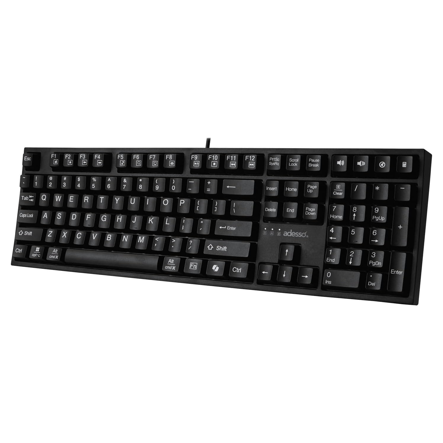 Multi OS 2X Large Print Desktop Mechanical keyboard with CoPilot key