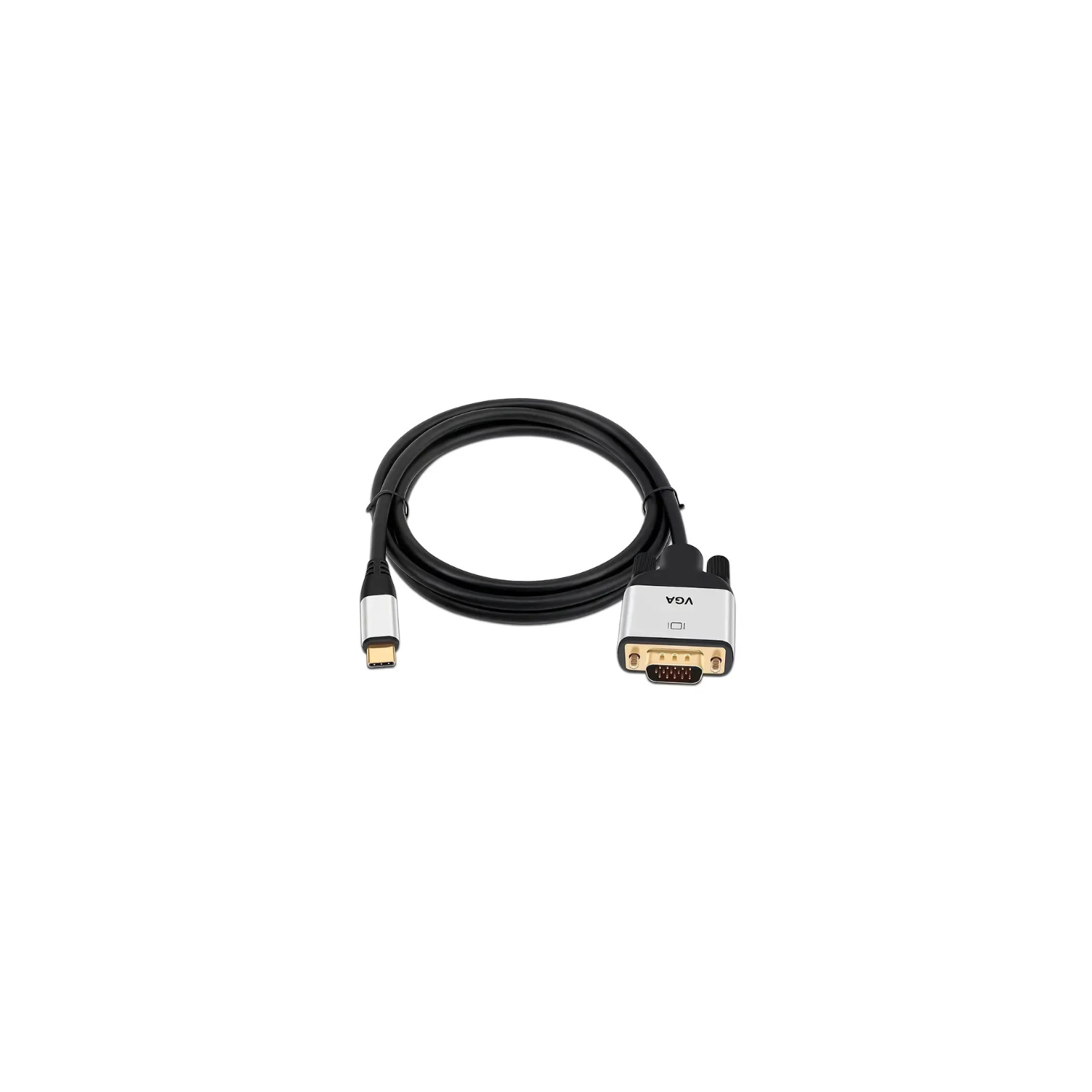 Adaptateur convertisseur USB type C vers VGA 1080P pour projecteur UHD pour ordinateur portatif