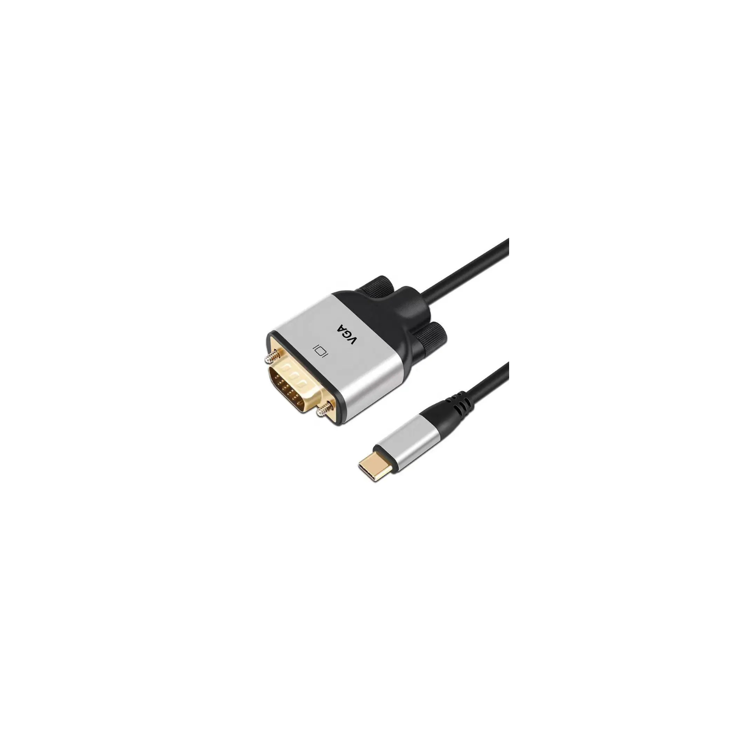 Adaptateur convertisseur USB type C vers VGA 1080P pour projecteur UHD pour ordinateur portatif
