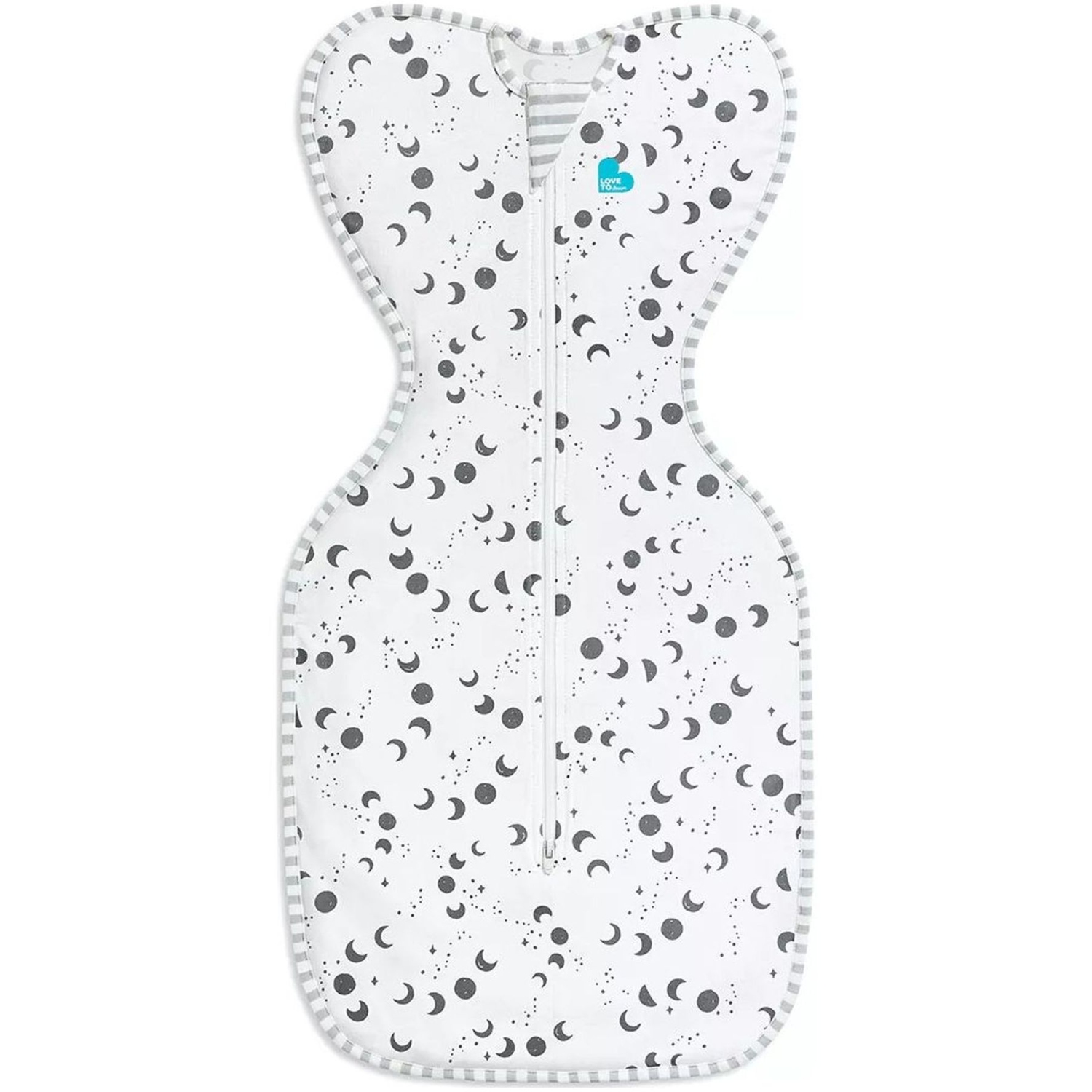 Love To Dream Swaddle UP Bamboo Silky-Lux Lite Bag 0.2 TOG - White Moonscape