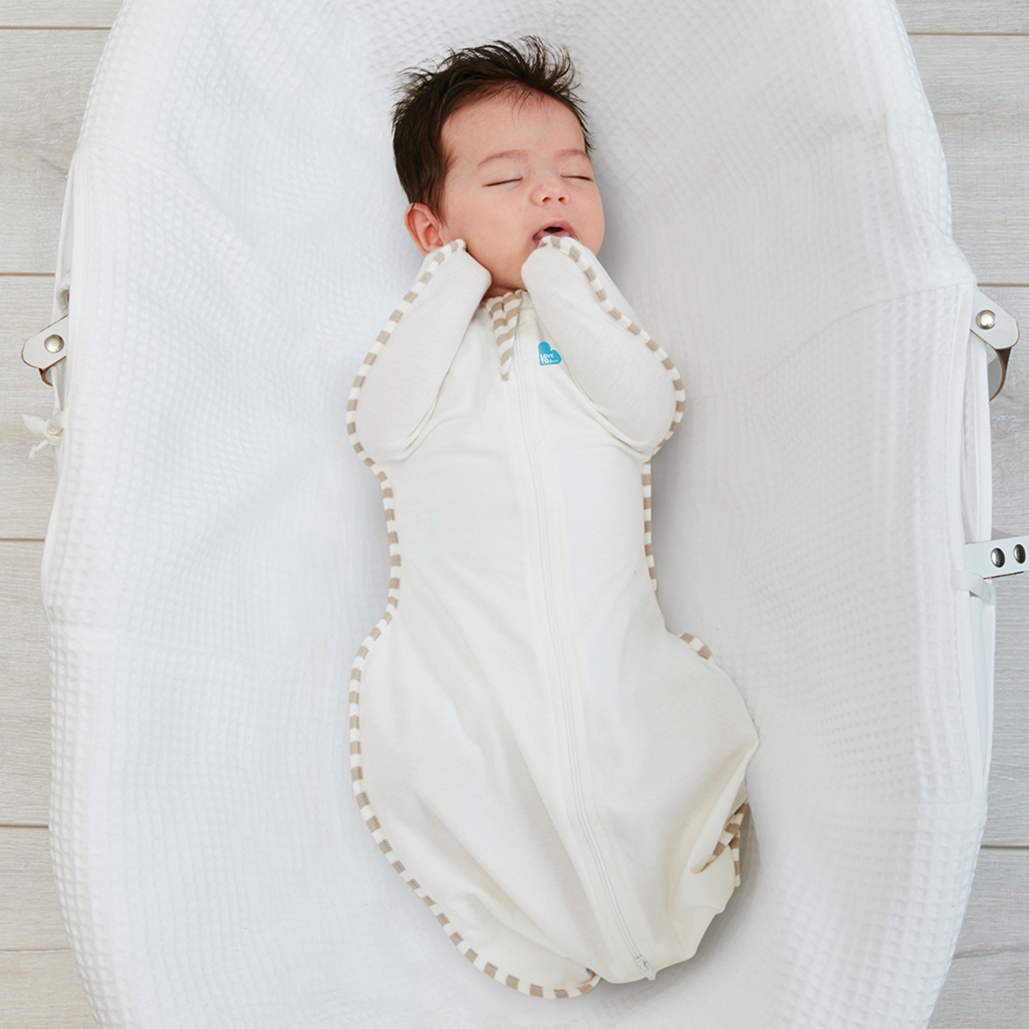 Love To Dream Swaddle UP Organic 1.0 TOG - Cream