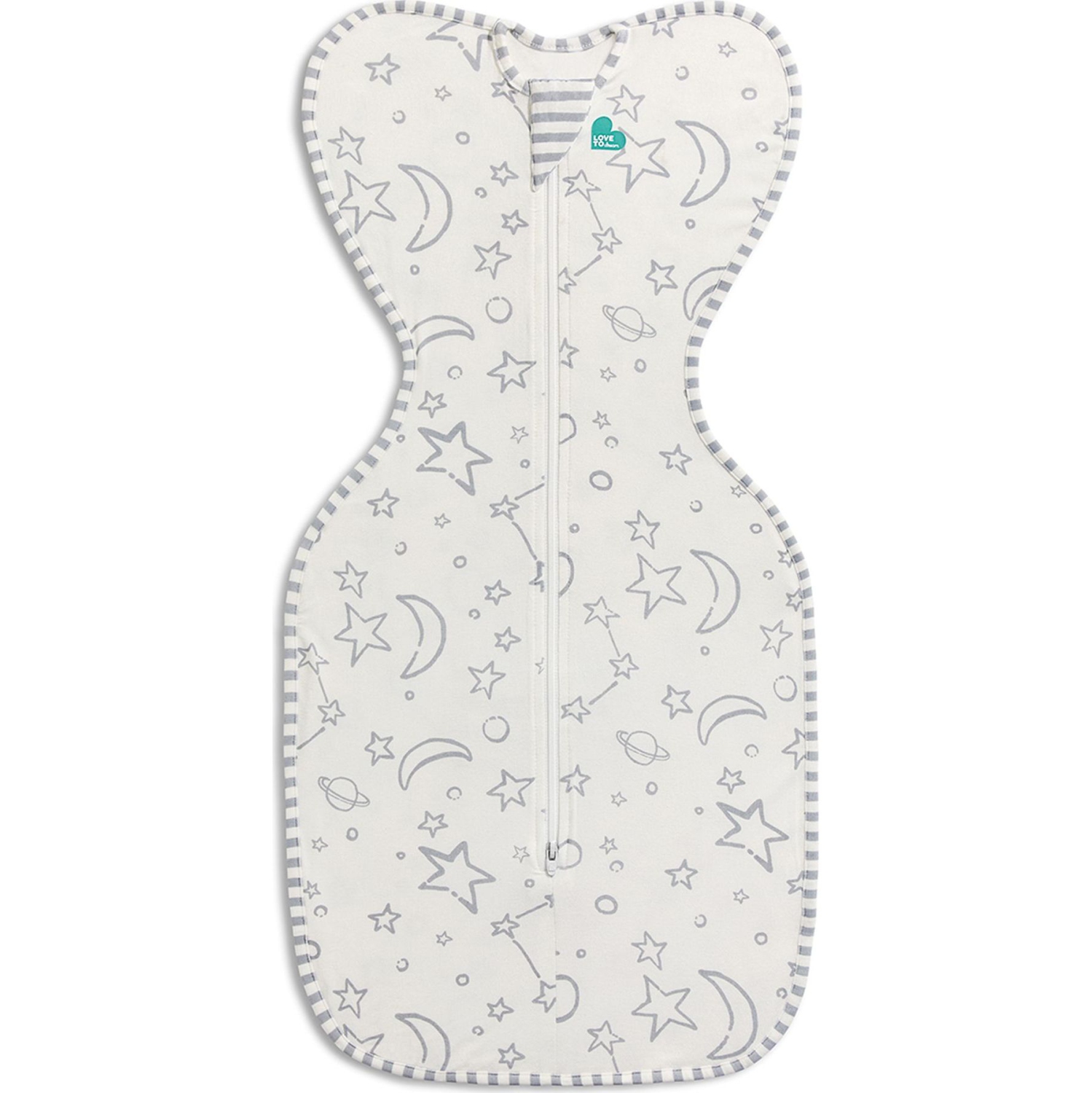 Love To Dream Swaddle UP SILKY-LUX Bamboo Swaddle Bag 1.0 TOG - Gray