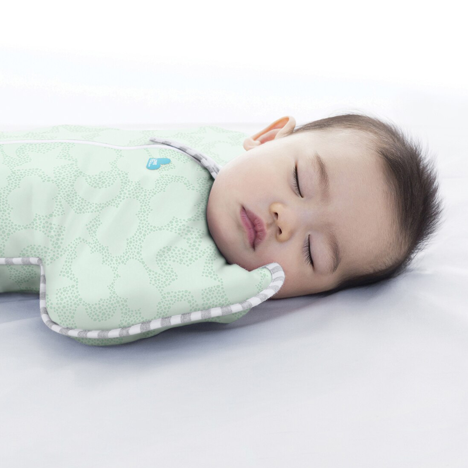 Love To Dream Swaddle UP Organic 1.0 TOG - Celestial Dot Mint