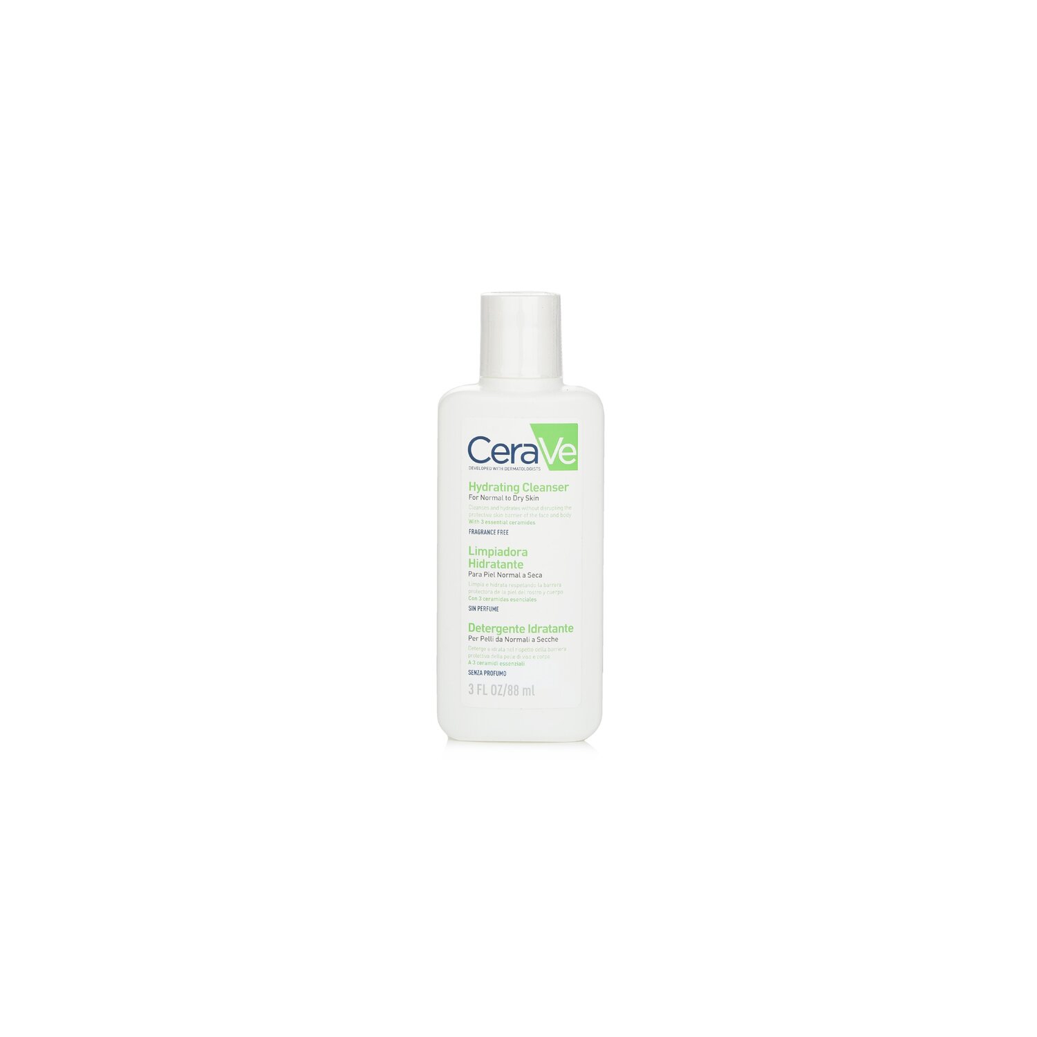 Cerave Hydrating Cleanser Cream For Normal To Dry Skin - 88ml/3oz