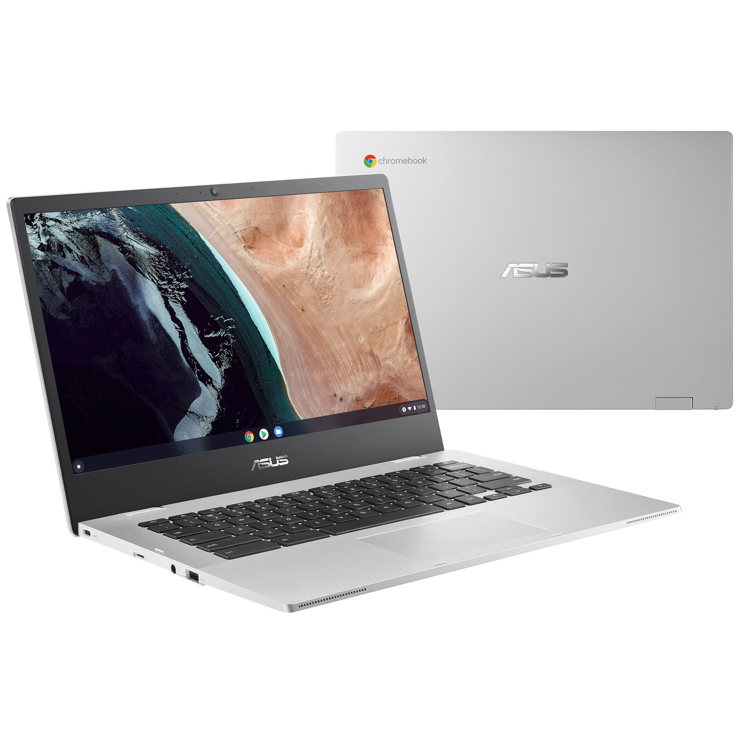 ASUS CX 1400 14" Chromebook - Transparent Silver (Intel Celeron N4500/ 8GB RAM/ 128GB SSD/ ChromeOS)