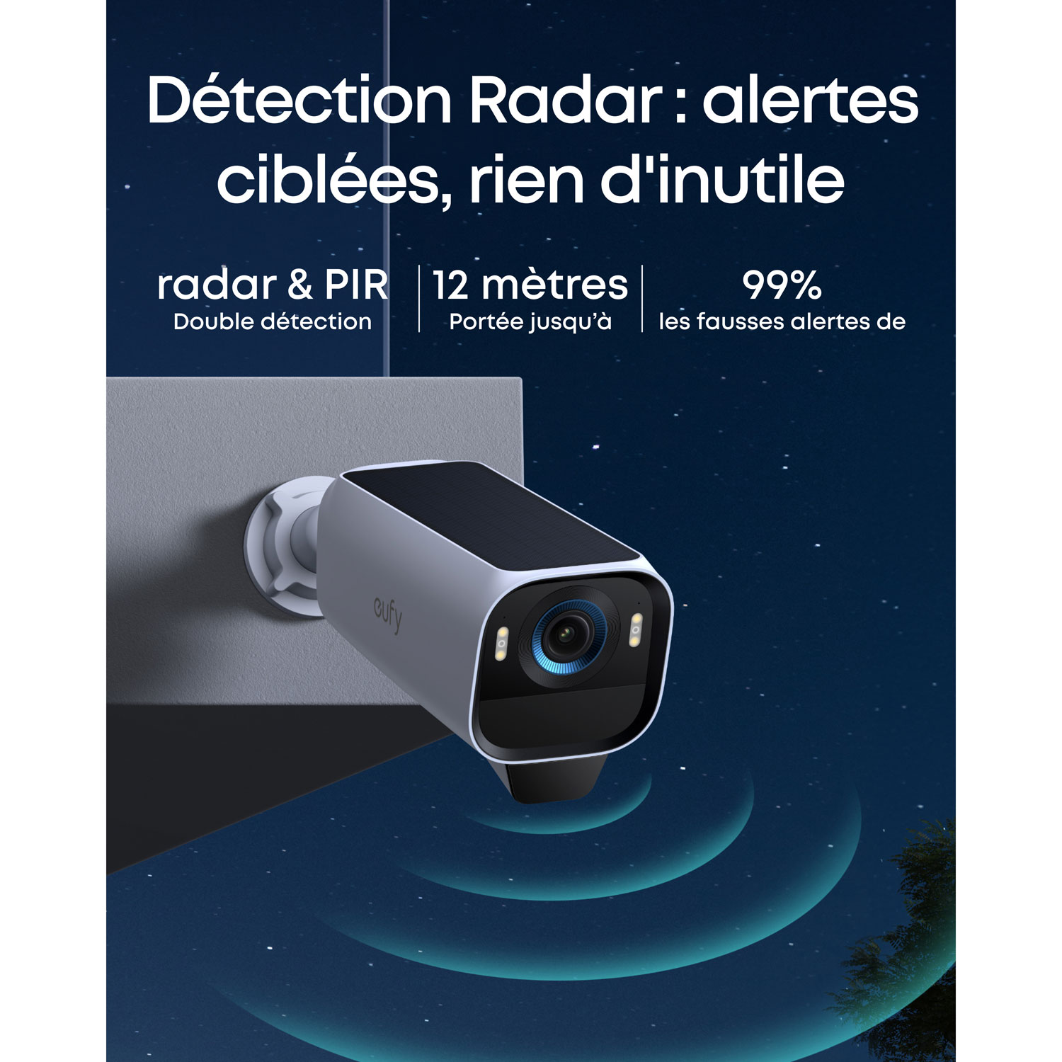 eufy eufyCam S3 Pro Wire-Free 4K Ultra HD Outdoor Security Camera with Solar Panel - 2 Pack