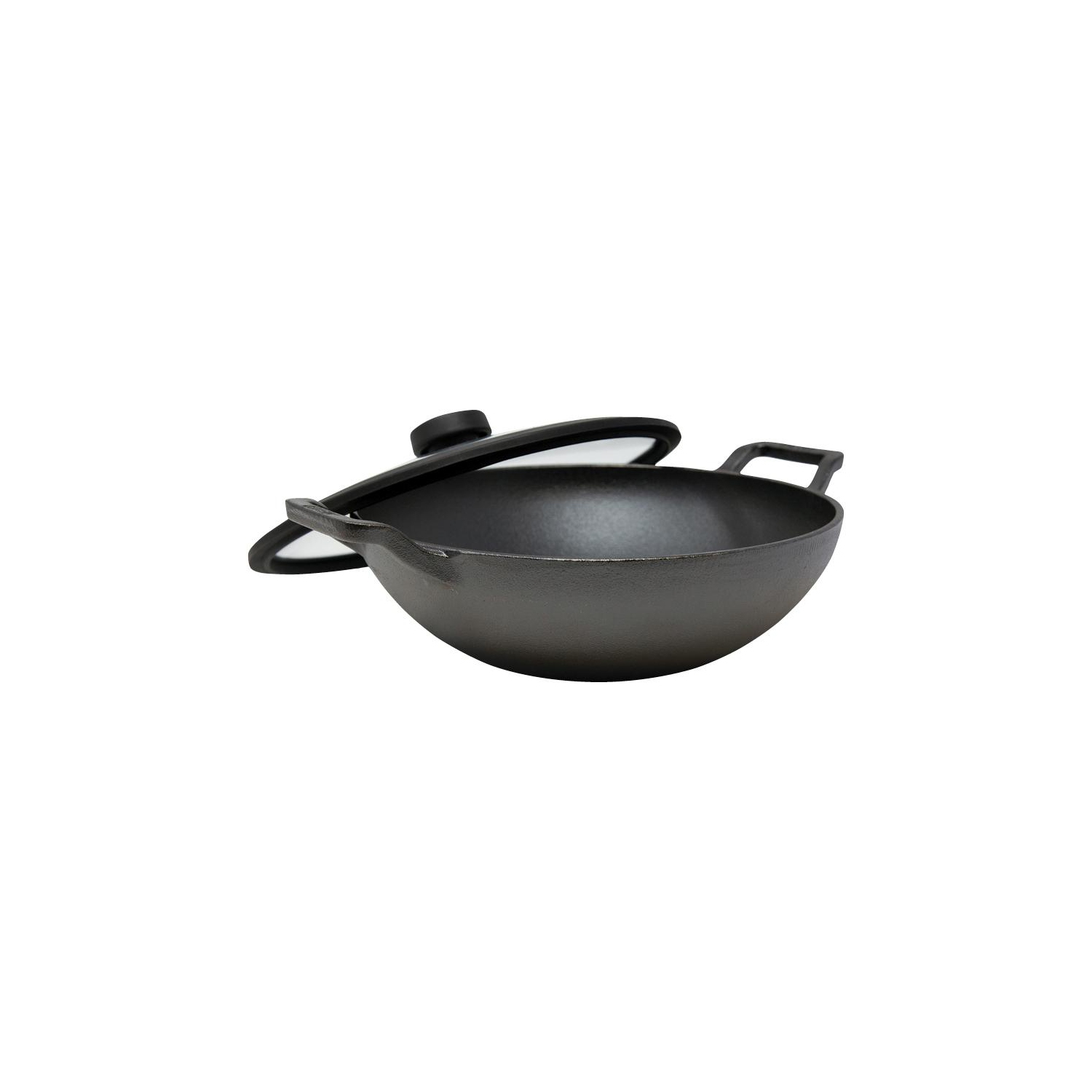 Meyer – 26&nbsp;cm en fonte et Kadai 3&nbsp;L avec couvercle