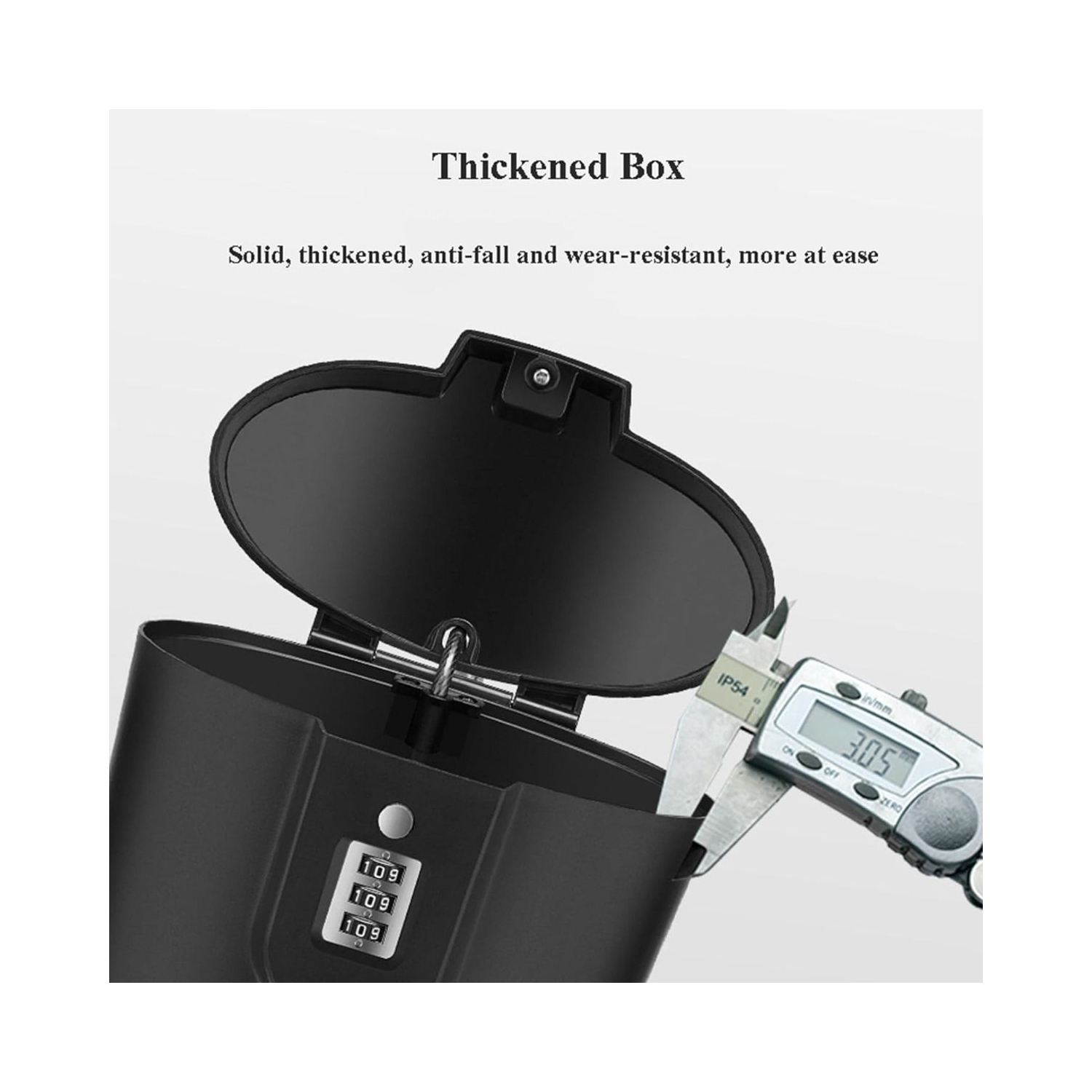 Enhanced Portable Beach Bucket Password Box Storage For Outdoor