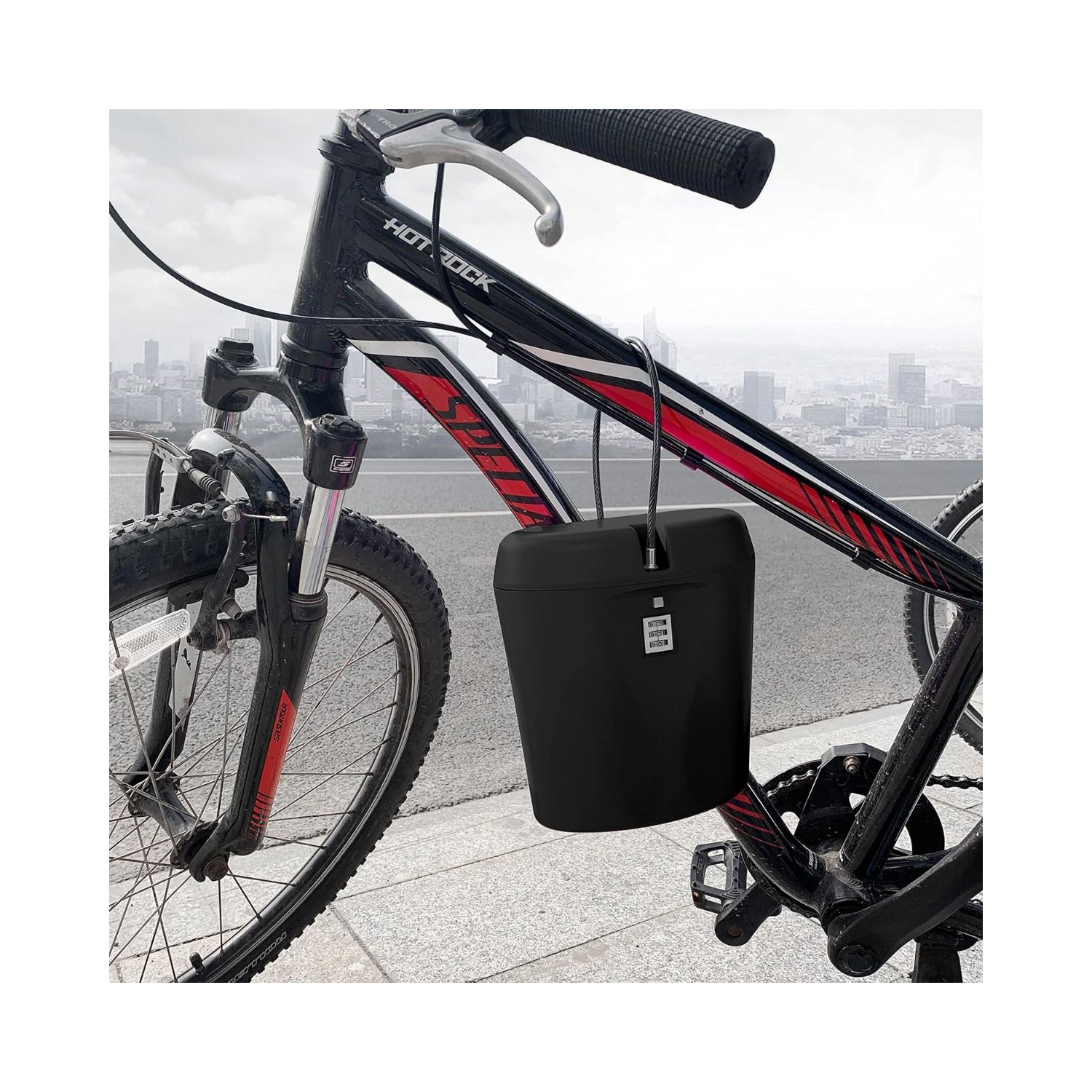 Enhanced Portable Beach Bucket Password Box Storage For Outdoor