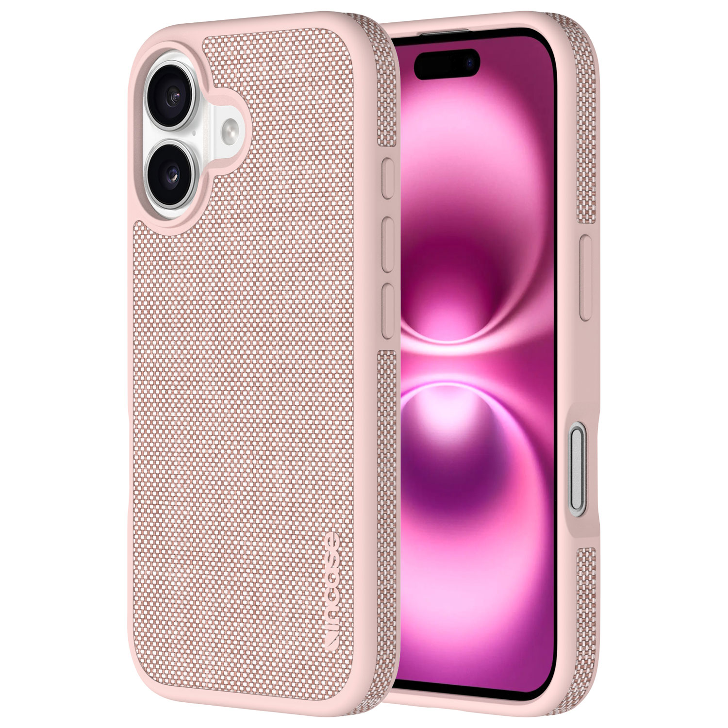 Incase Icon Fitted Hard Shell Case with MagSafe for iPhone 16 - Blush Pink