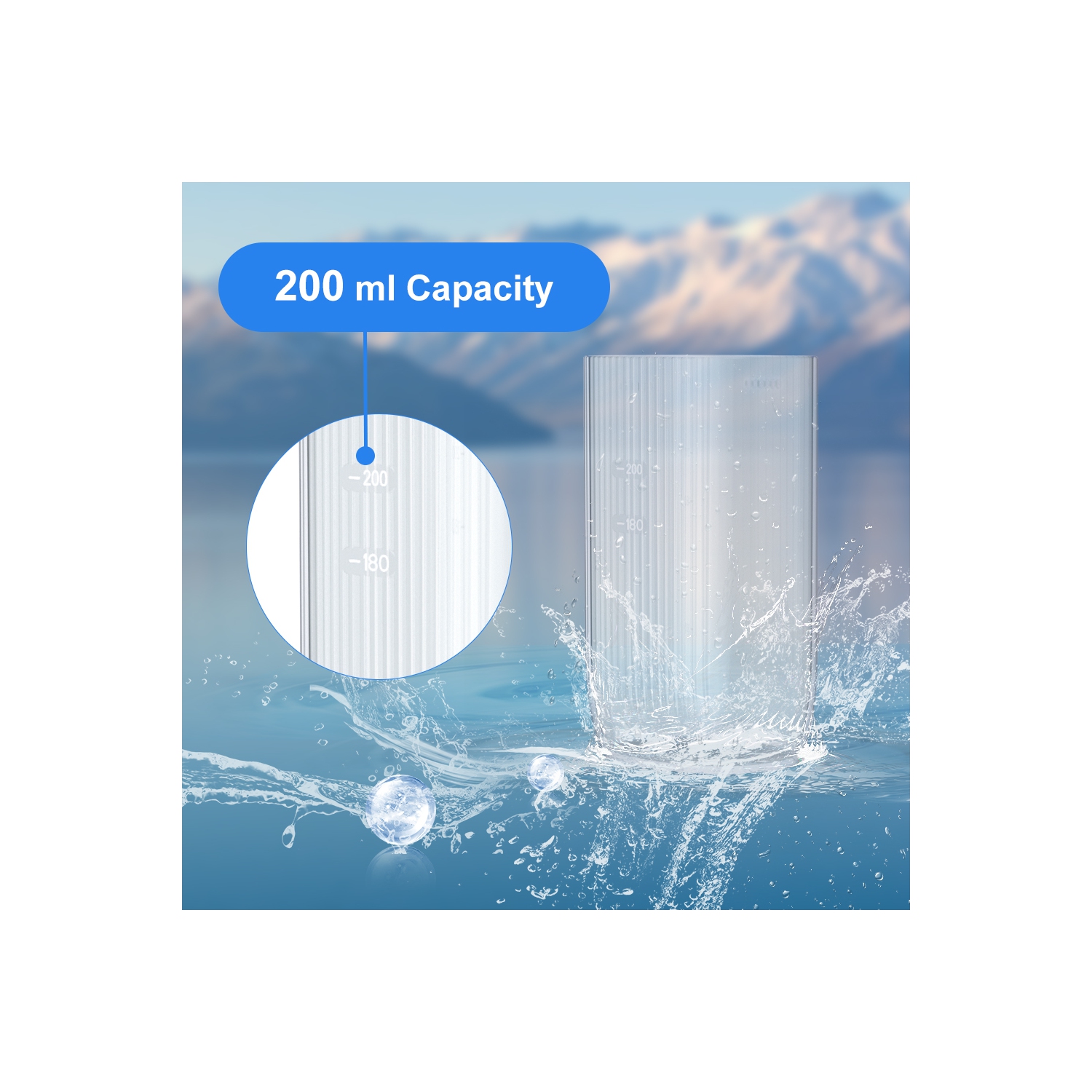 HYFAI QC-T01 Pick dentaire sans fil pour soie dentaire, irrigation orale professionnelle, réflexion miroir complète, 4 embouts, 3 modes IPX7 étanche