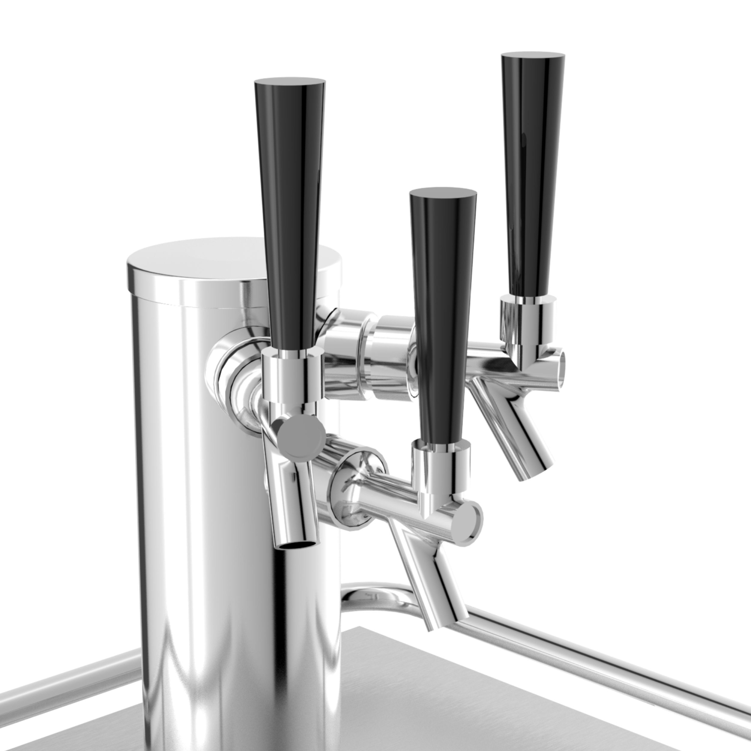 HCK 73 Cans 5.12 Cu. Ft. Outdoor Stainless Steel Fridge Built-In Beverage Refrigerator with Removable Shelves and Full Size Kegerator