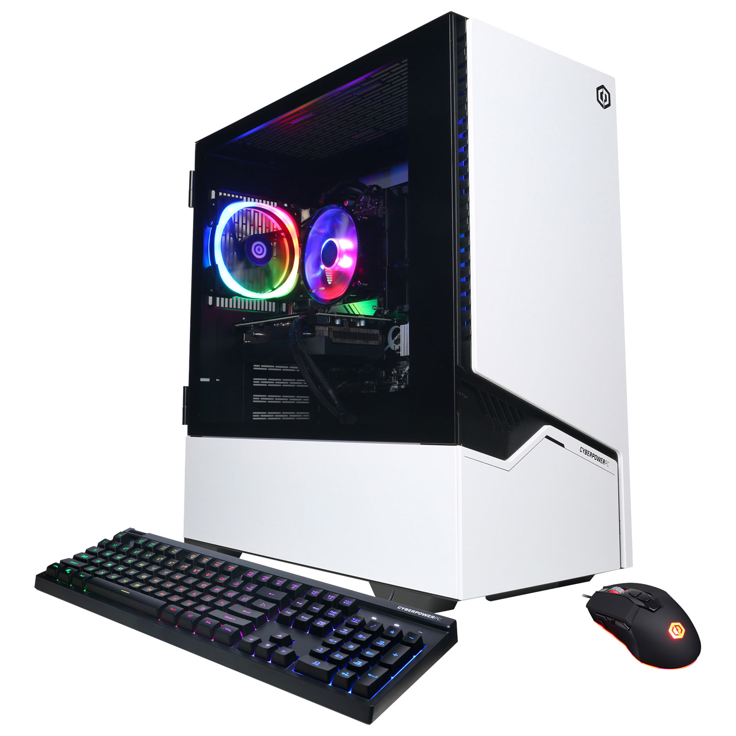 CyberPowerPC Gamer Xtreme Gaming PC - White (Intel Core i5 14400F/16GB RAM/1TB SSD/NVIDIA RTX 3050/Win11) - En