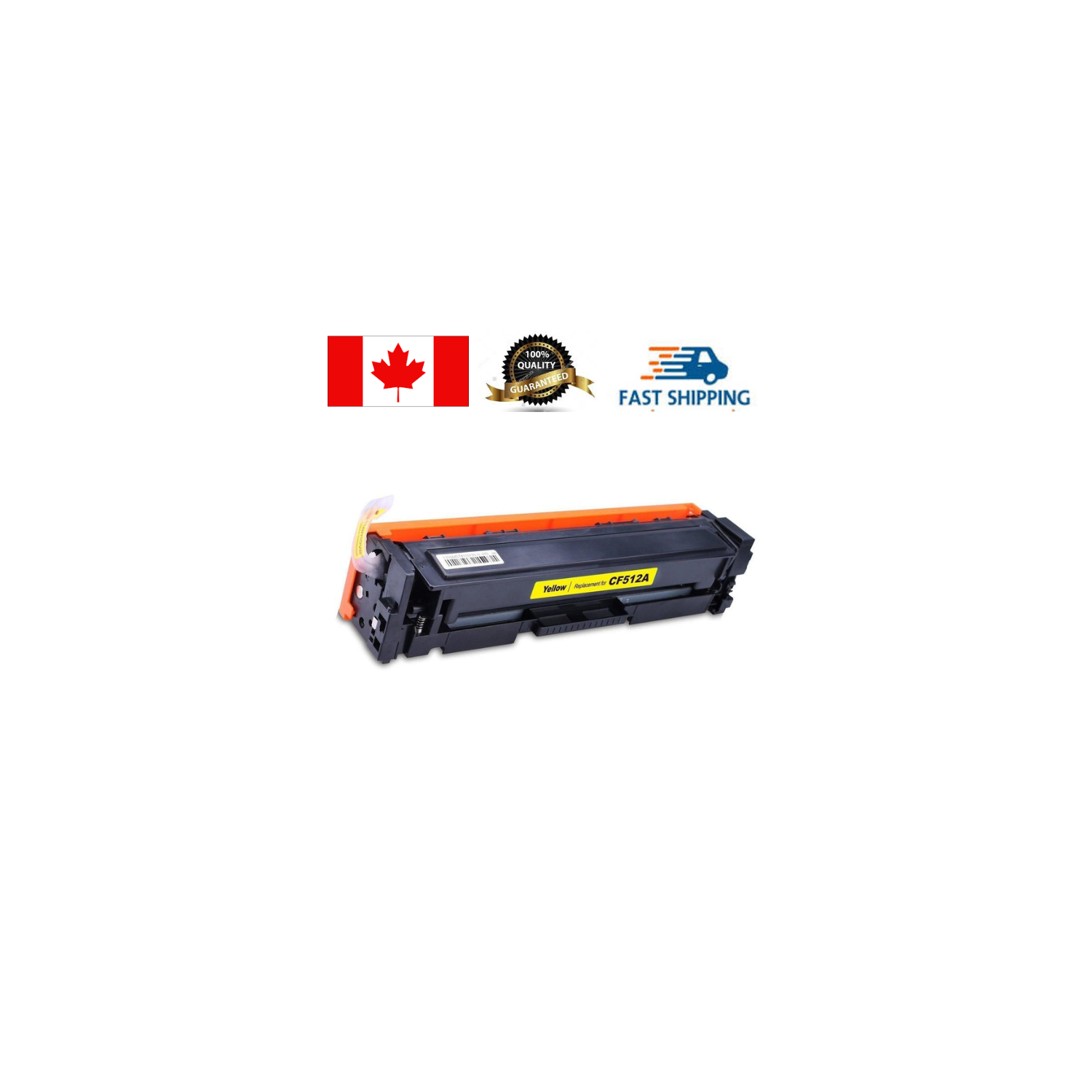 HP – Cartouche de toner jaune 204&nbsp;A CF512&nbsp;A, compatible