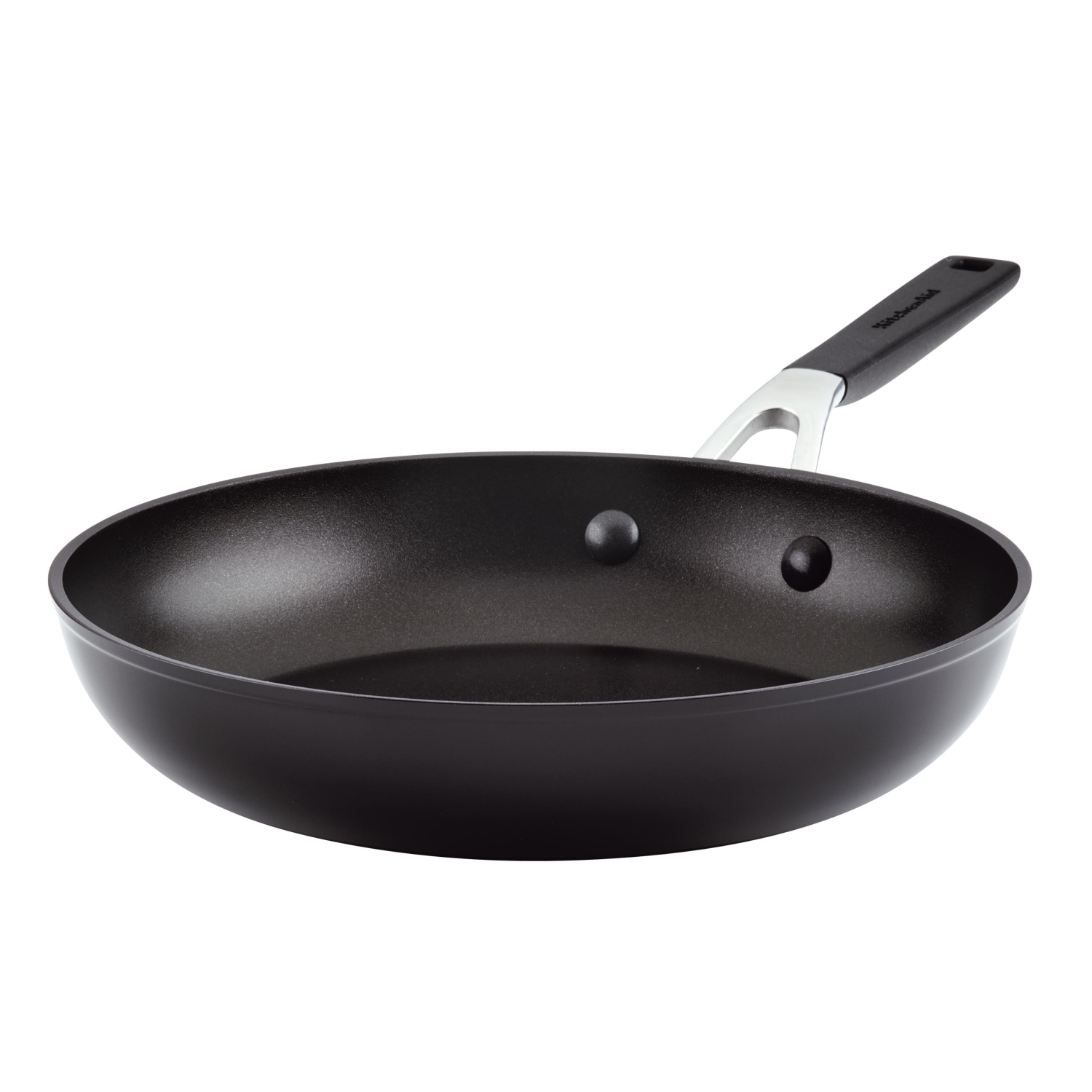 KitchenAid Hard Anodized Nonstick Frying Pan, 10-Inch, Onyx Black