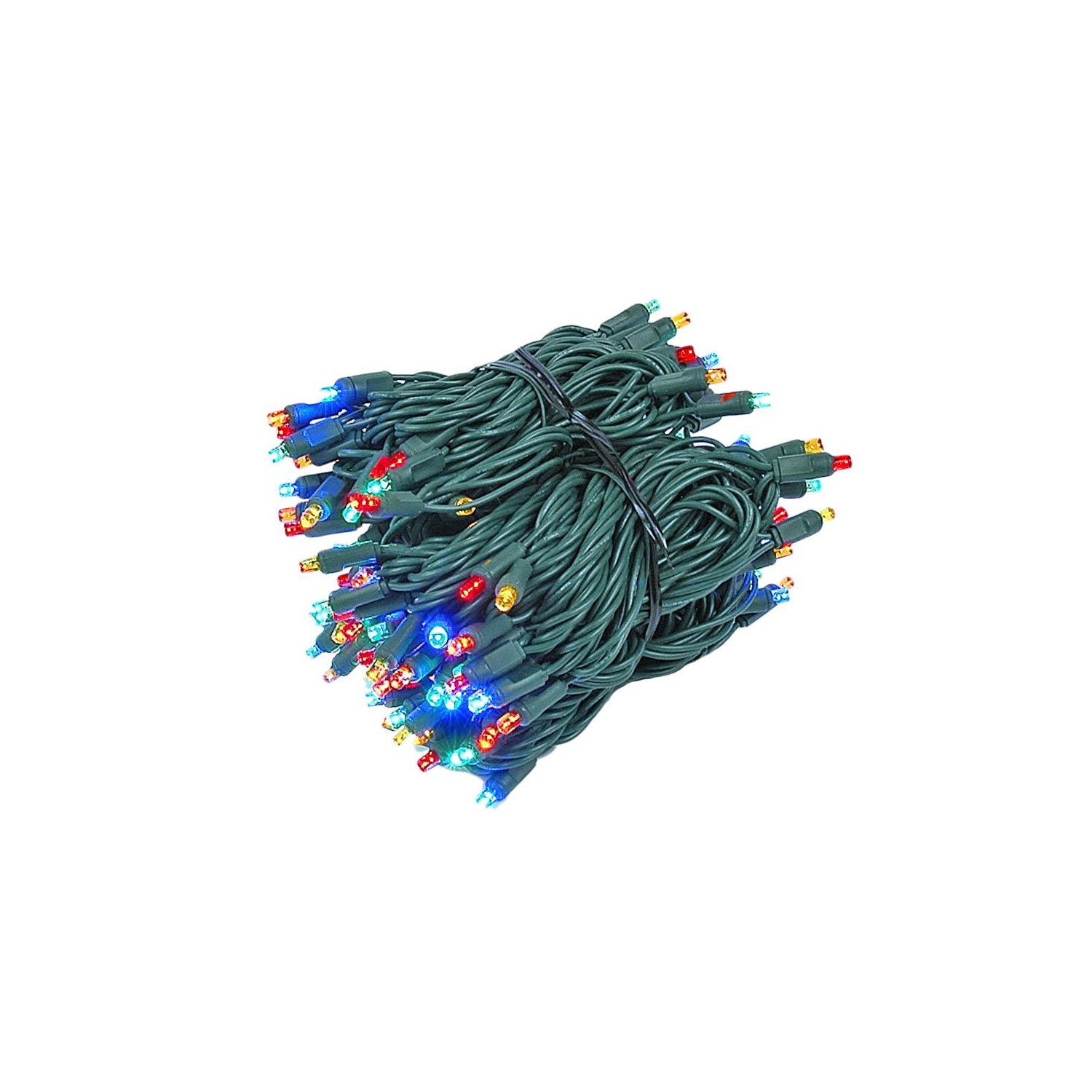 Novelty Lights 46.5 Feet 140 Light LED Chasing Christmas String, 16 Function Controller on Green Wire, UL Listed for Indoor/Outdoor Use