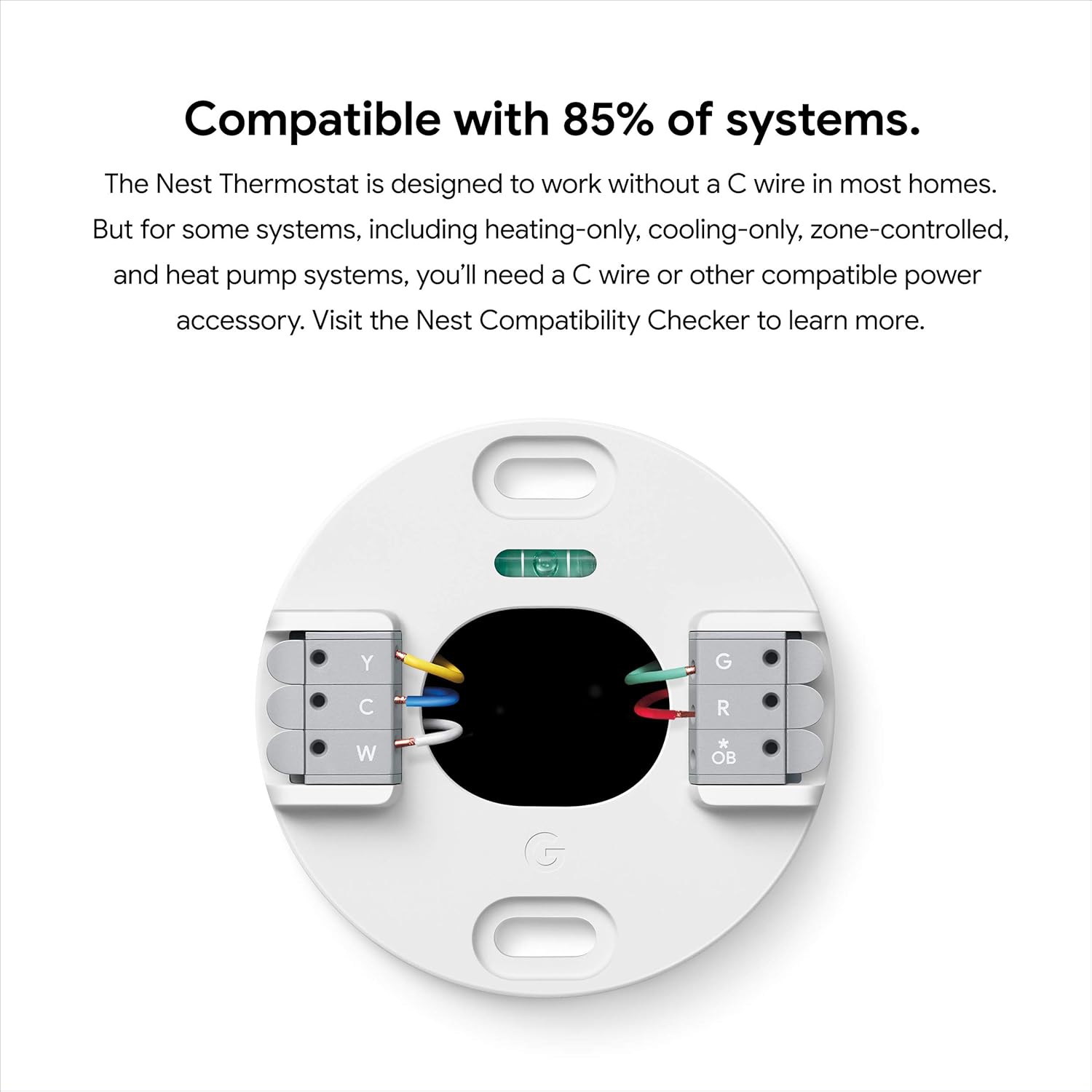 Boîte ouverte - thermostat intelligent Wi-Fi Nest de Google - Anthracite