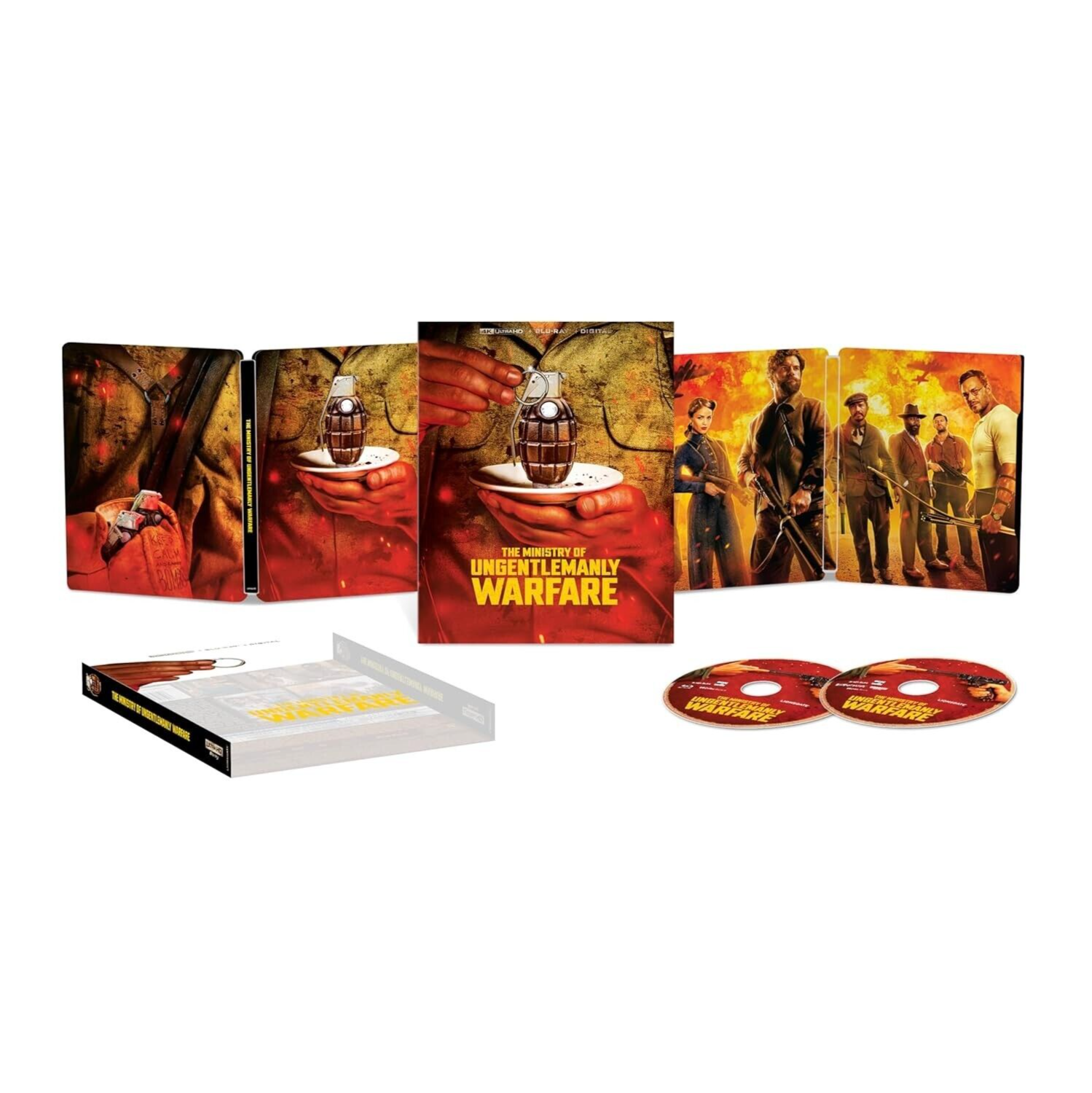 The Ministry of Ungentlemanly Warfare [4K UHD + Blu-ray + Digital] [Steelbook]